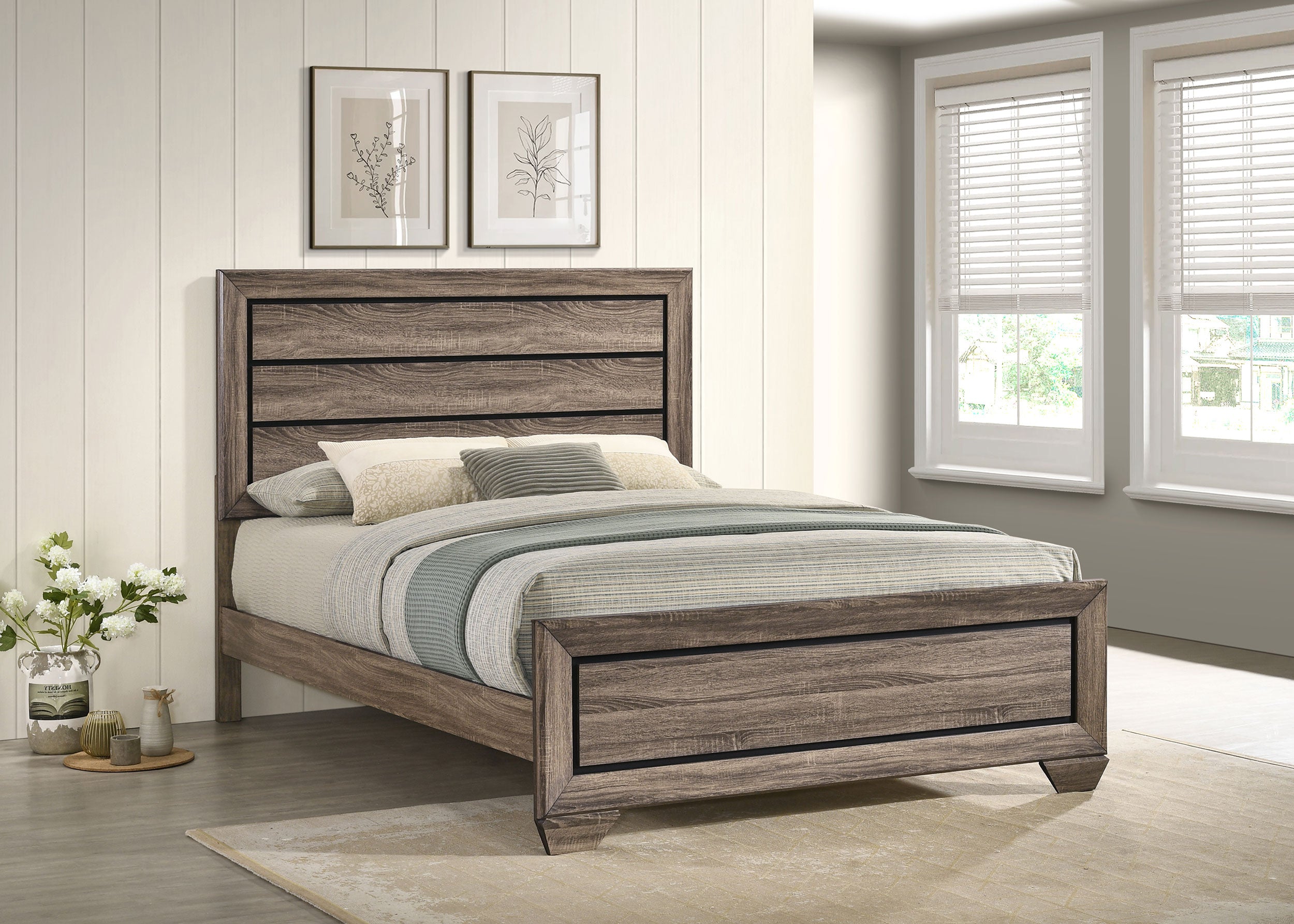 Kauffman Panel Bed - Luxury Home Furniture (MI)