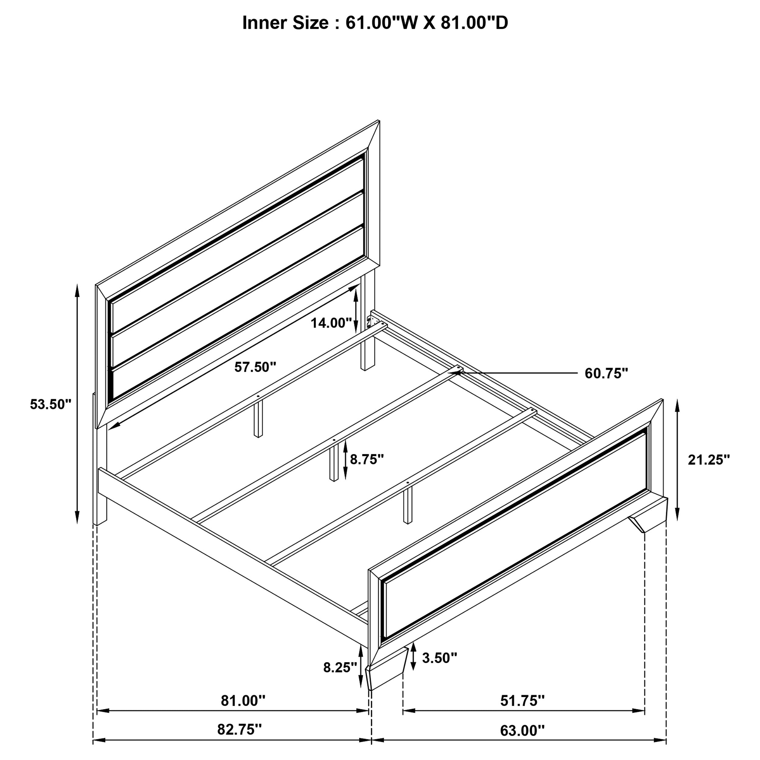 Kauffman Panel Bed - Luxury Home Furniture (MI)