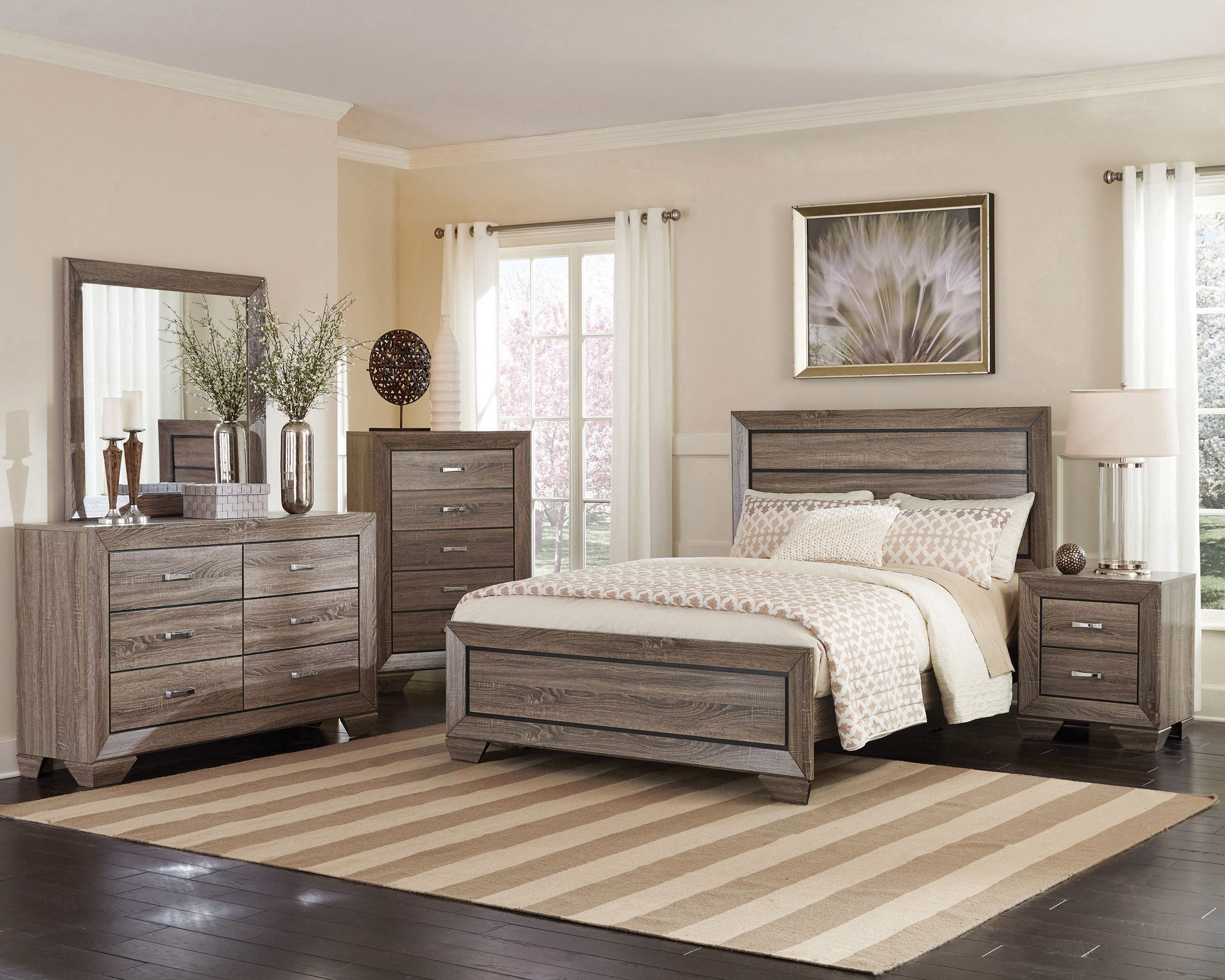 Kauffman Panel Bed - Luxury Home Furniture (MI)
