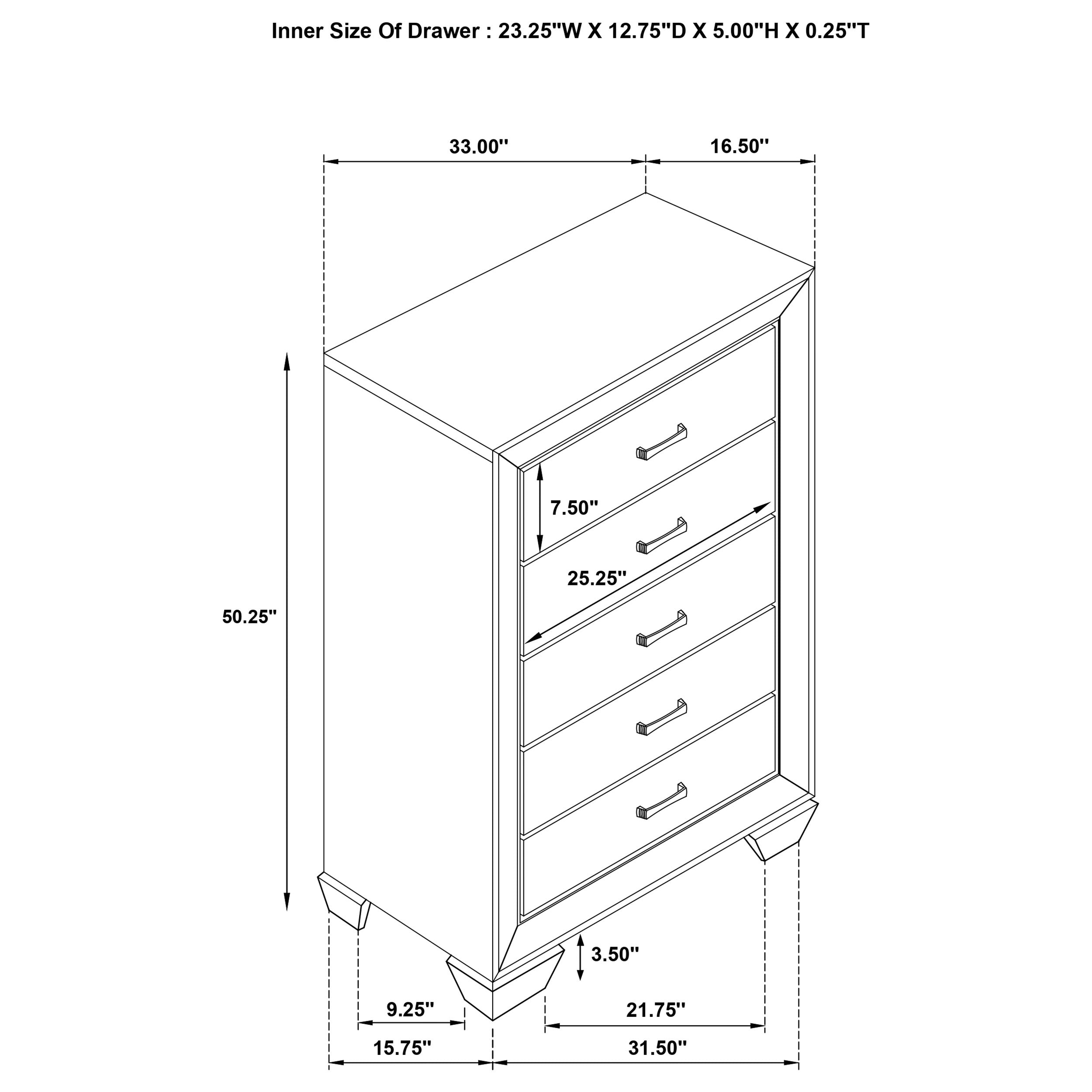 Kauffman Chest of Drawers - Luxury Home Furniture (MI)