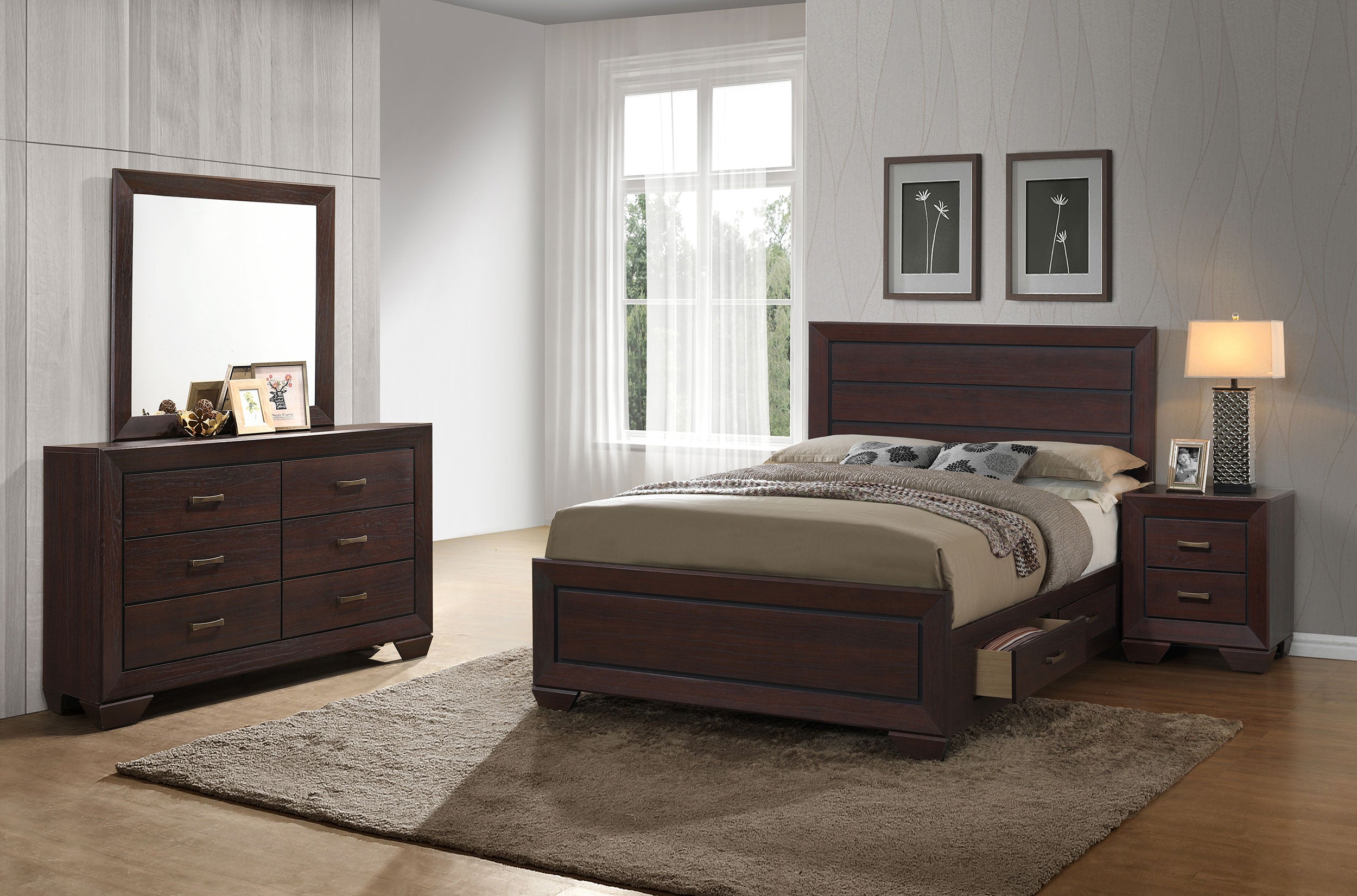 Kauffman Bedroom Set - Luxury Home Furniture (MI)