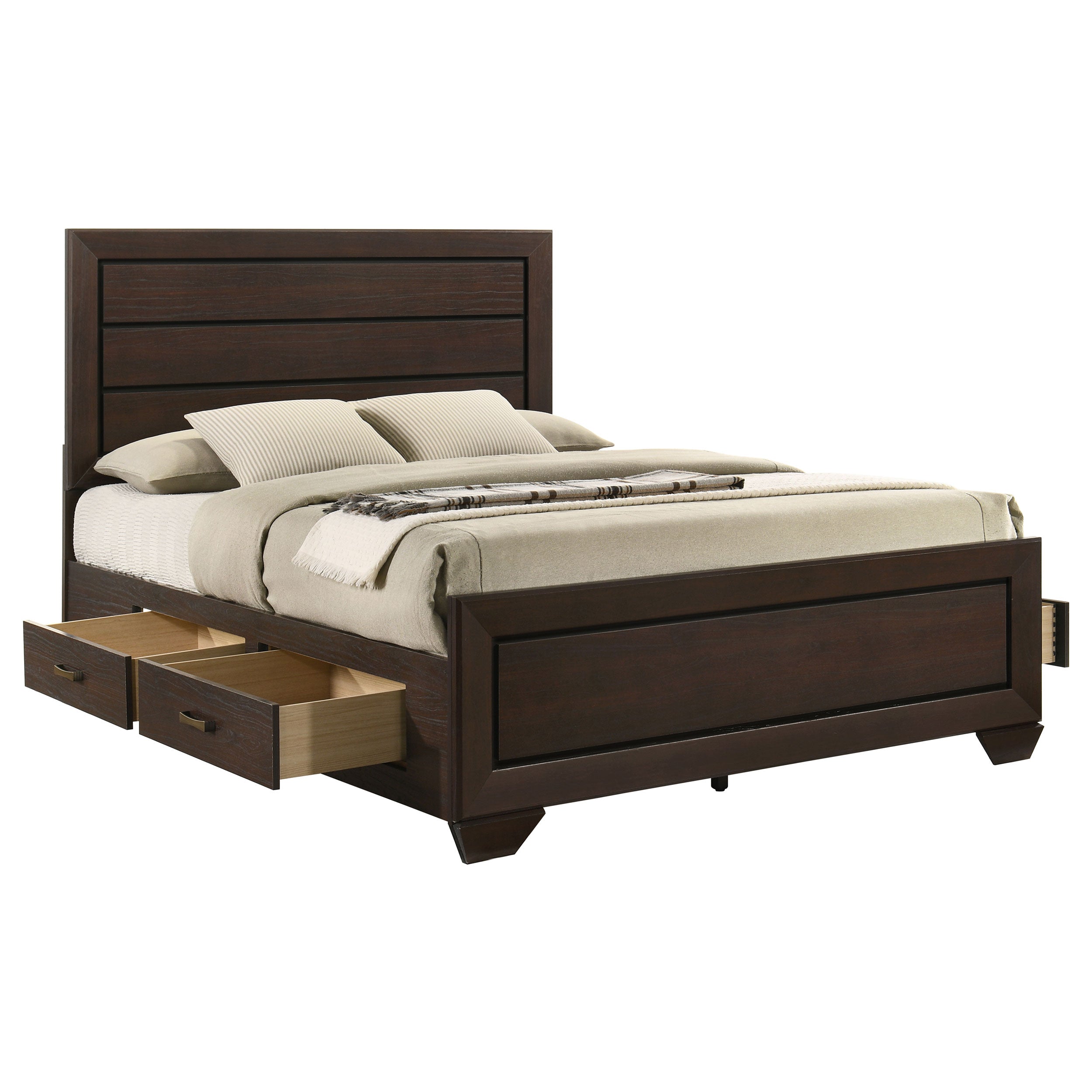 Kauffman Panel Platform Storage Bed - Luxury Home Furniture (MI)
