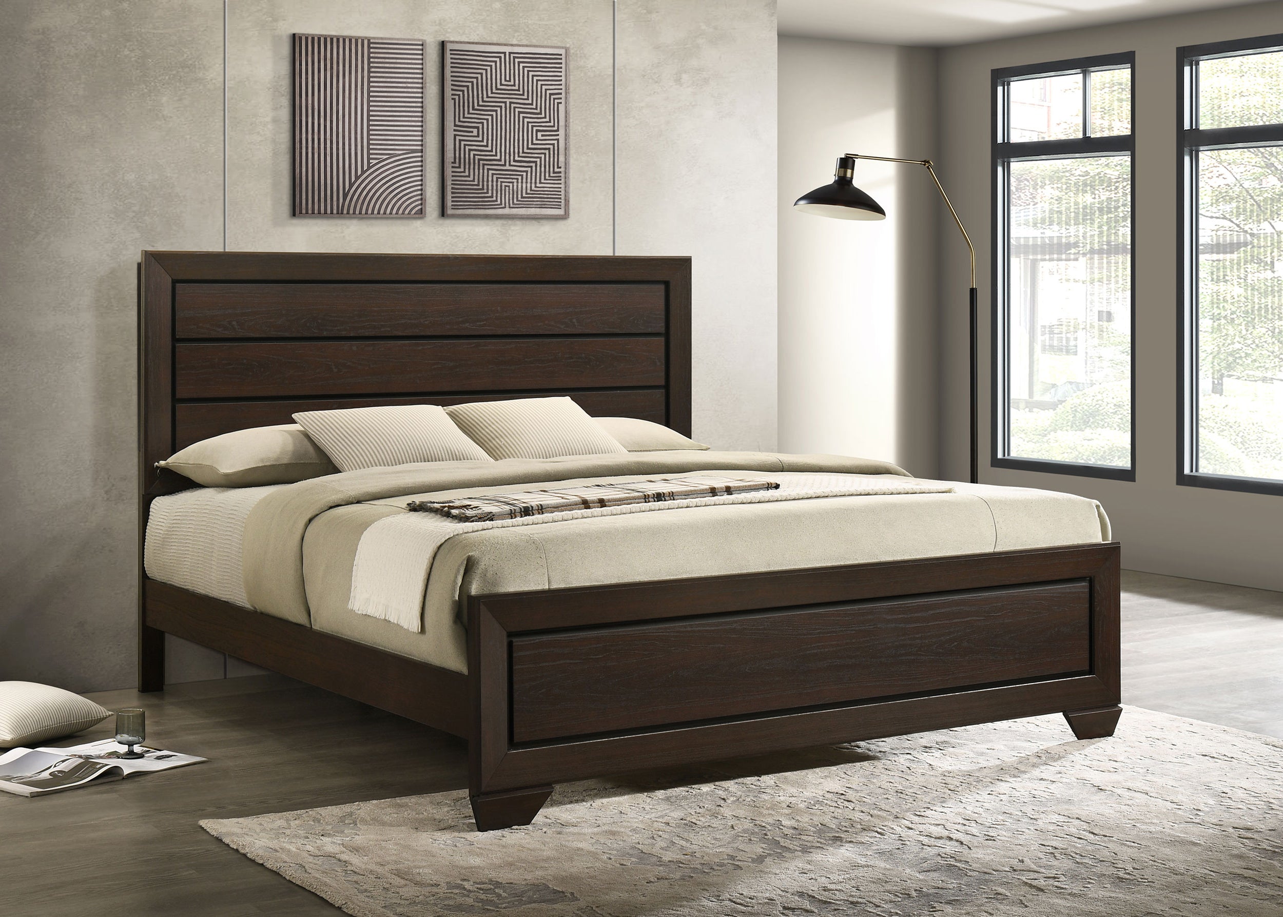 Kauffman Panel Bed - Luxury Home Furniture (MI)
