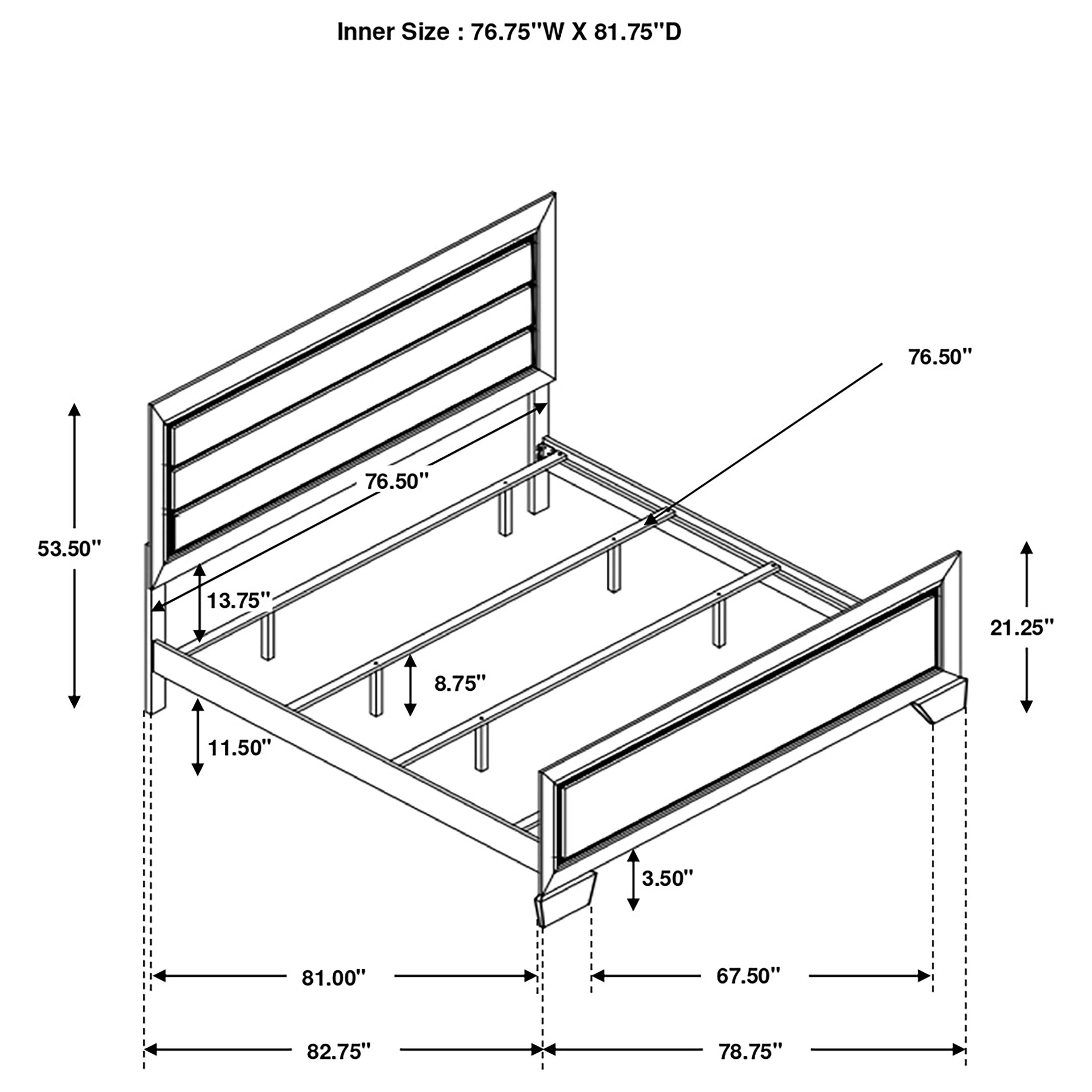 Kauffman Panel Bed - Luxury Home Furniture (MI)