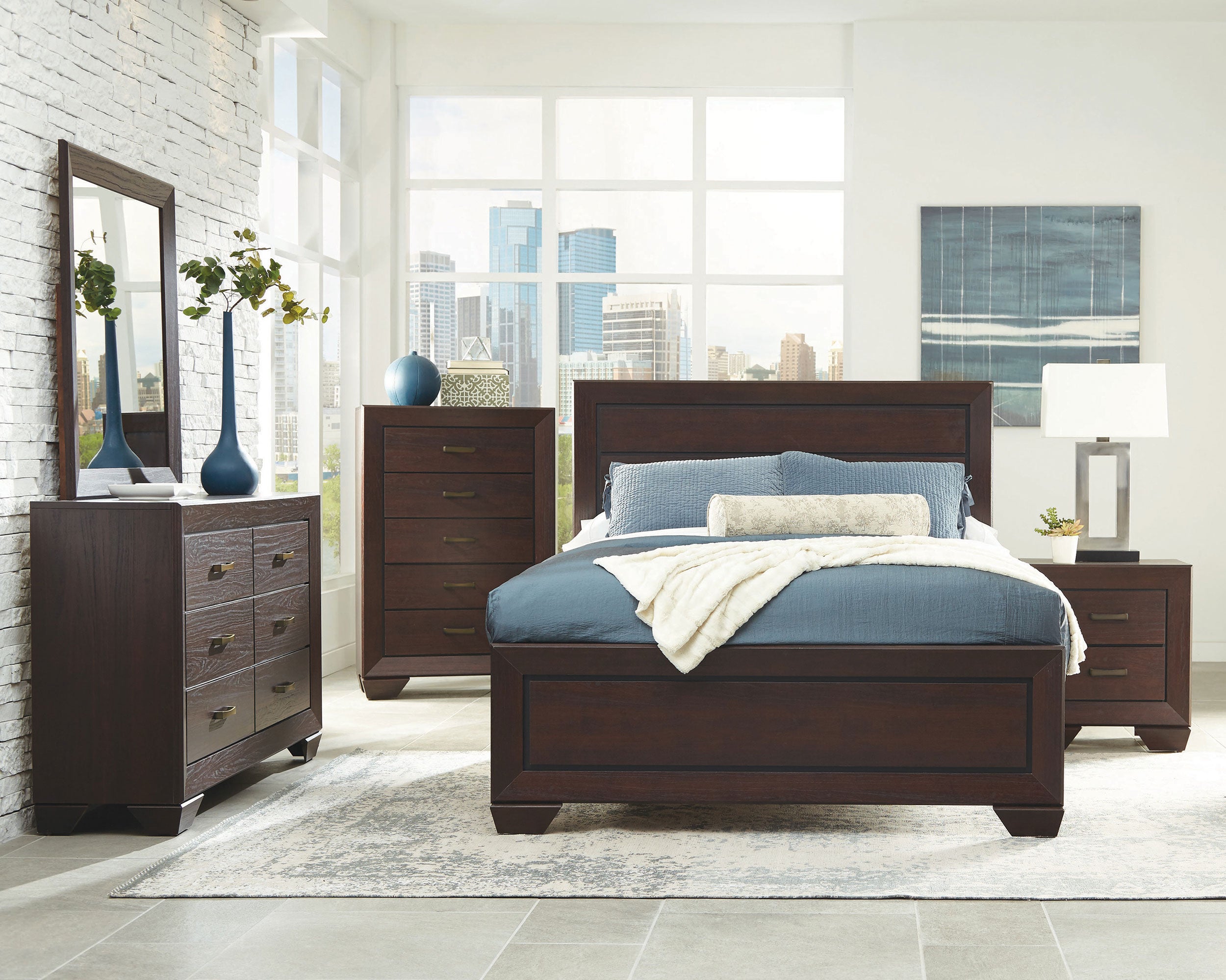 Kauffman Panel Bed - Luxury Home Furniture (MI)