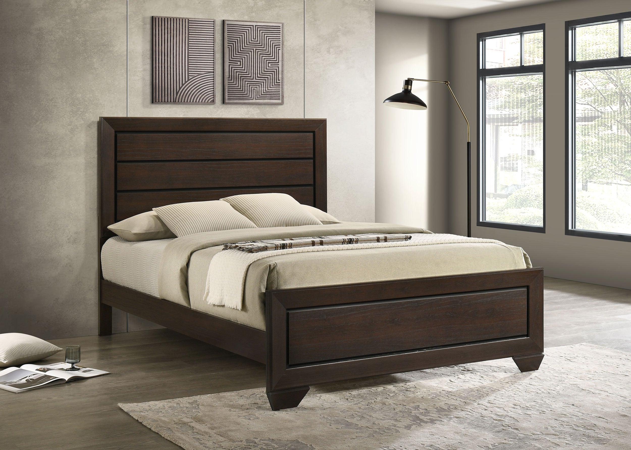 Kauffman Panel Bed - Luxury Home Furniture (MI)
