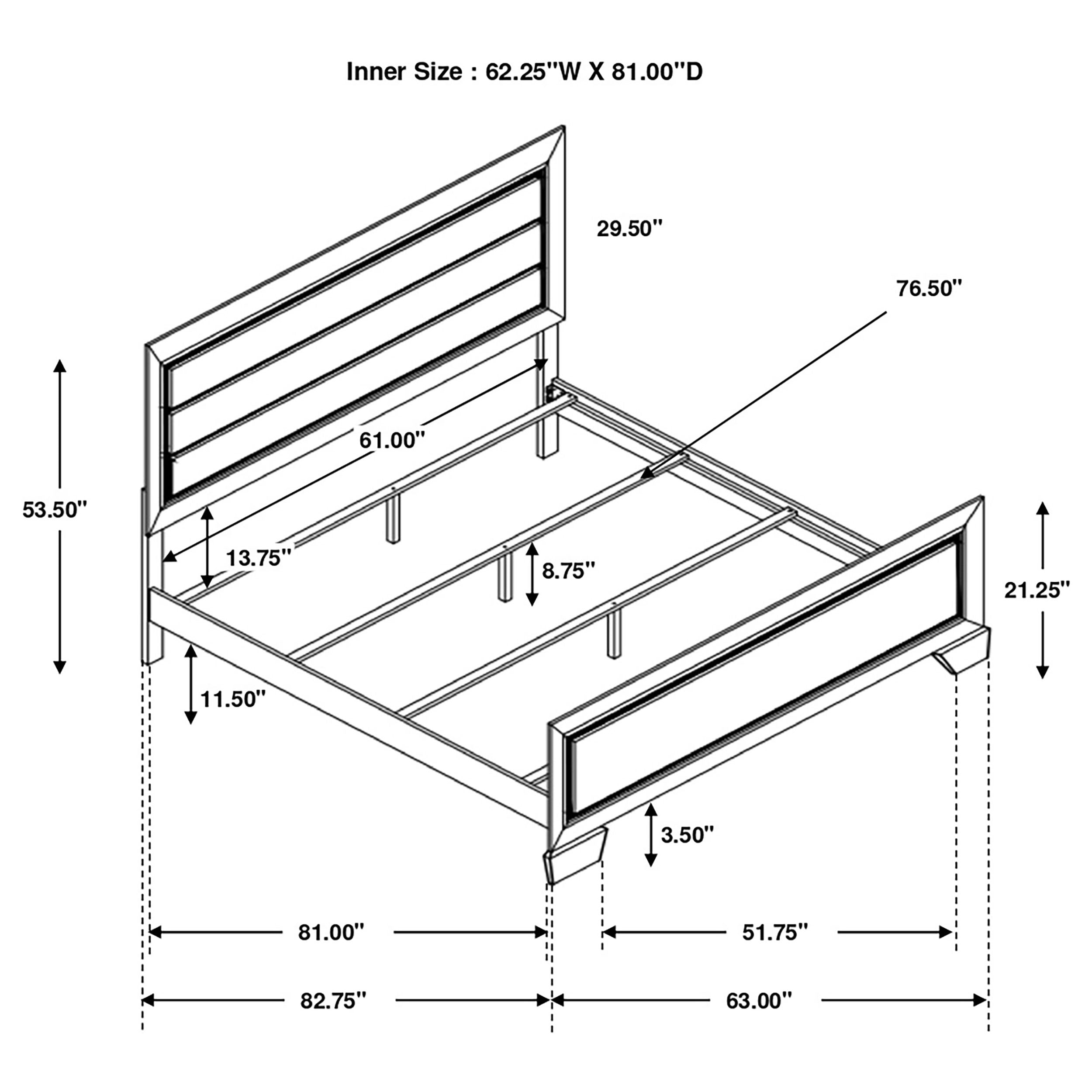 Kauffman Panel Bed - Luxury Home Furniture (MI)