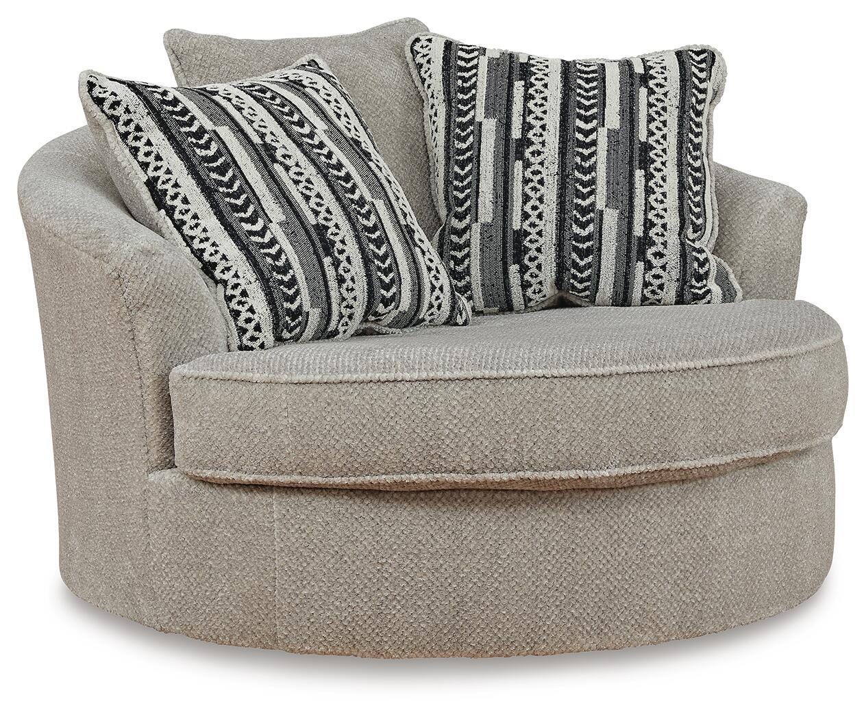 Calnita Oversized Swivel Accent Chair - Luxury Home Furniture (MI)