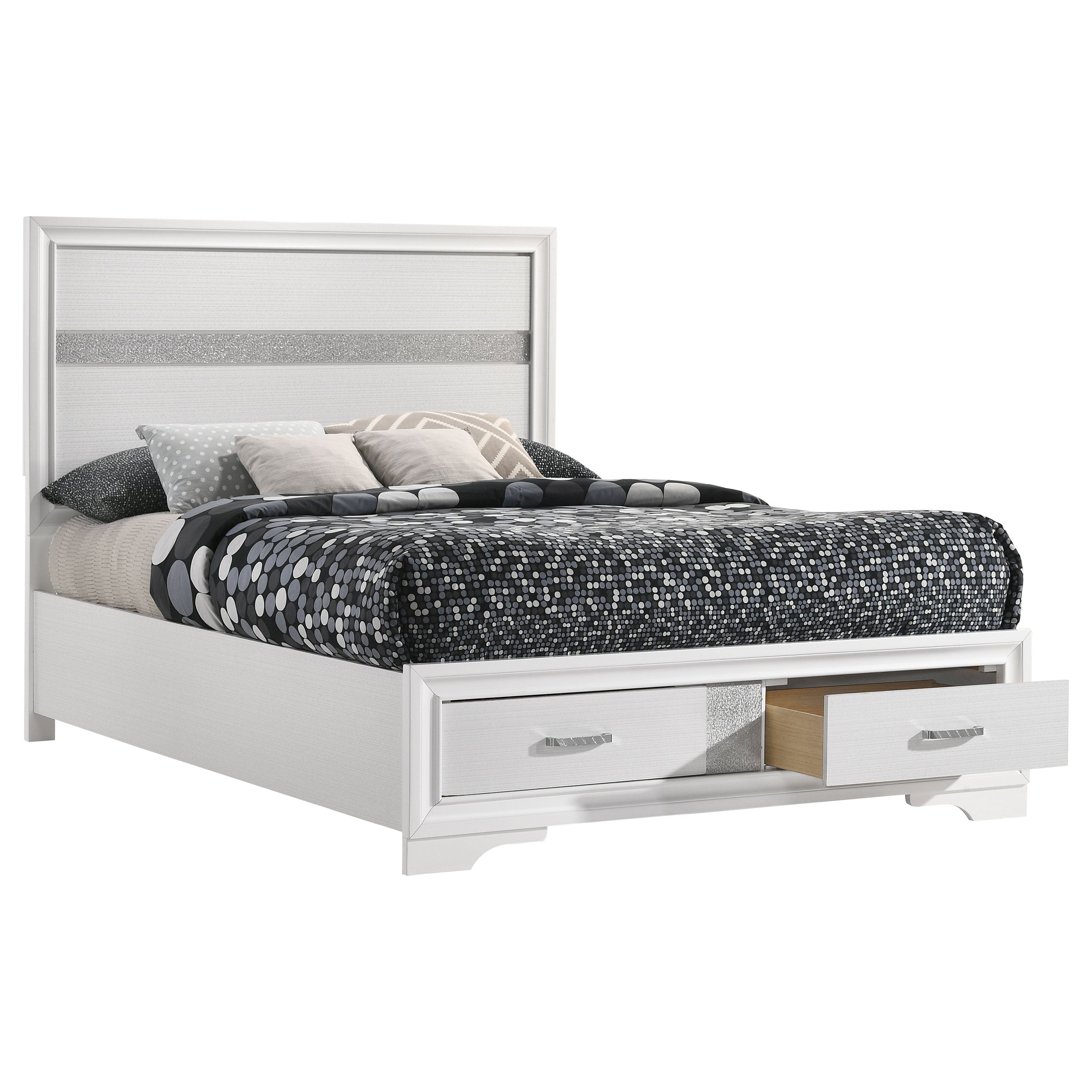 Miranda Panel Platform Storage Bed - Luxury Home Furniture (MI)