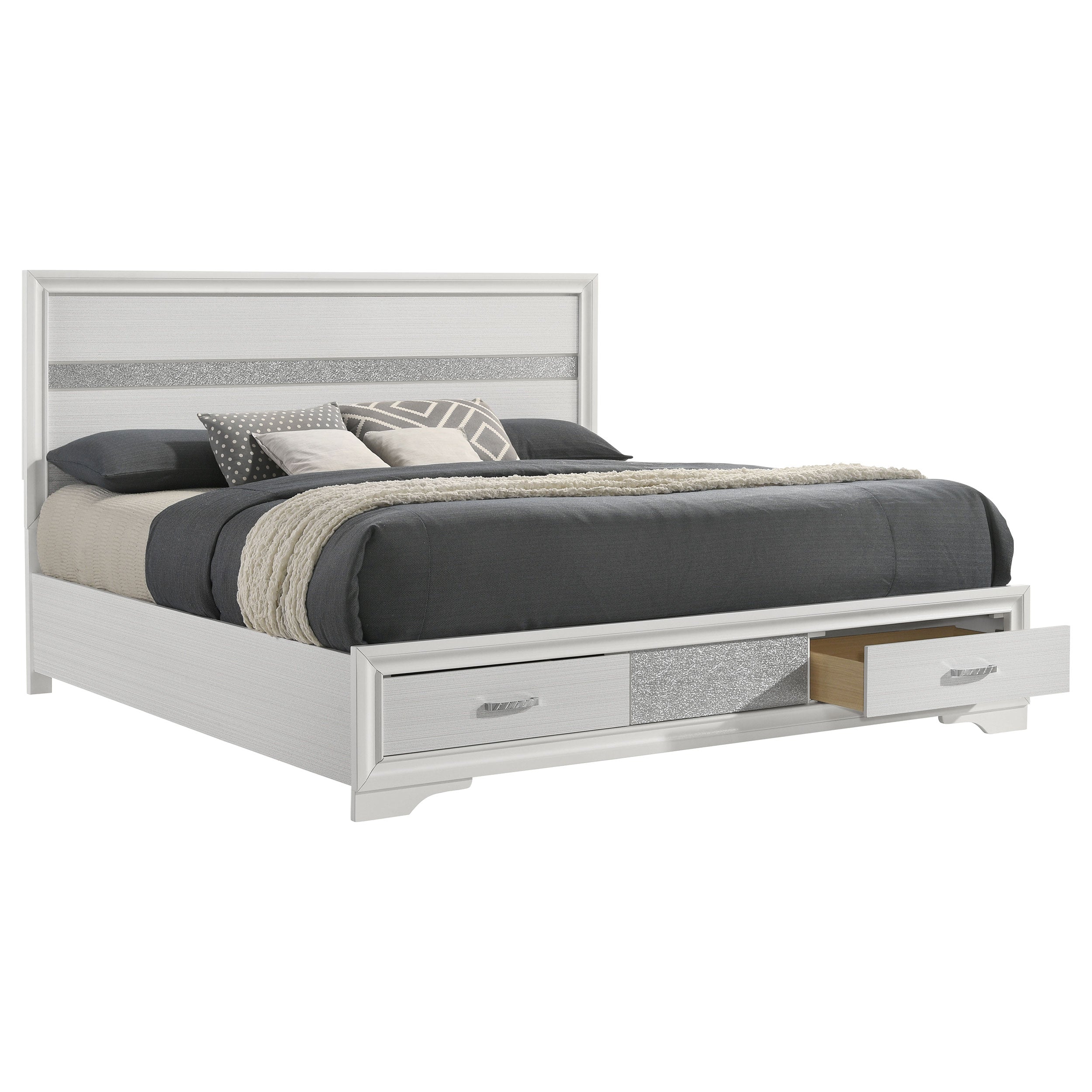 Miranda Panel Platform Storage Bed - Luxury Home Furniture (MI)