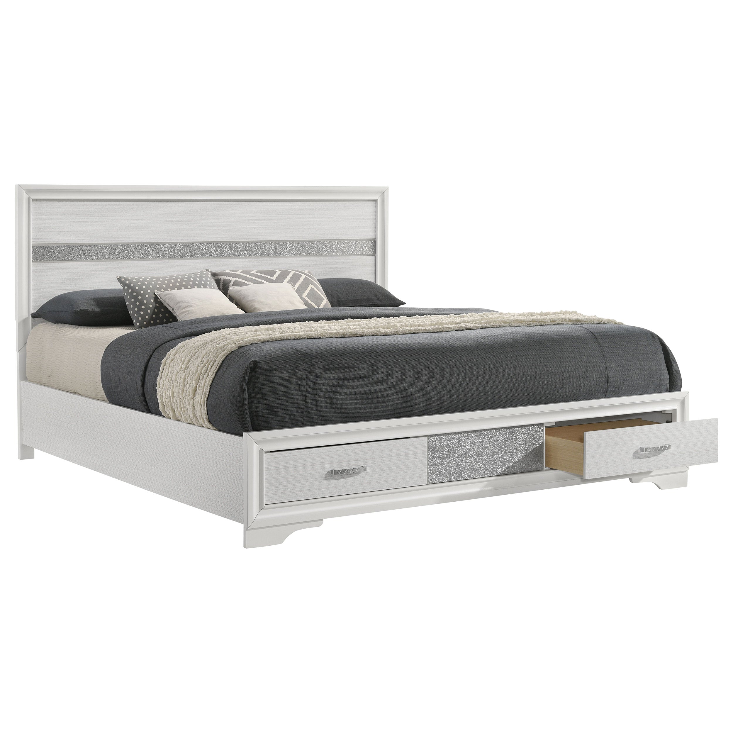 Miranda Panel Platform Storage Bed - Luxury Home Furniture (MI)