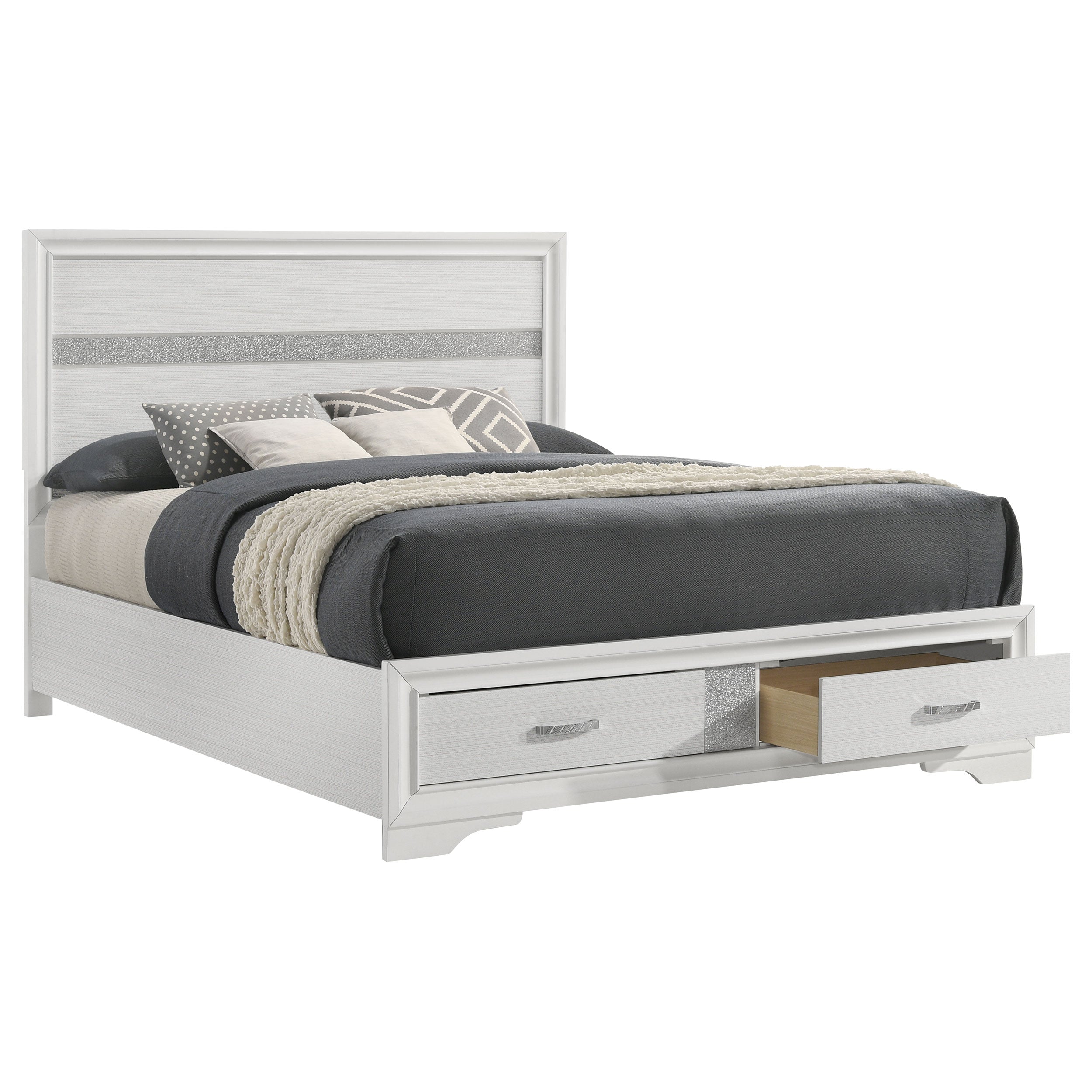 Miranda Panel Platform Storage Bed - Luxury Home Furniture (MI)
