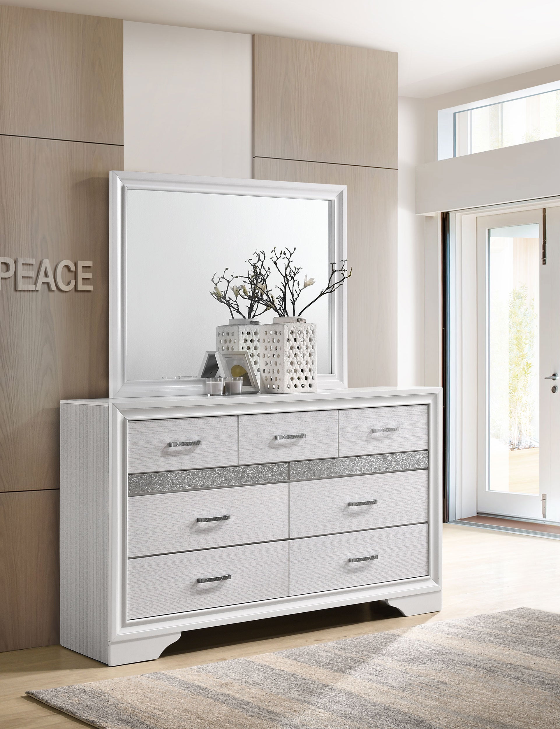 Miranda Dresser with Mirror - Luxury Home Furniture (MI)