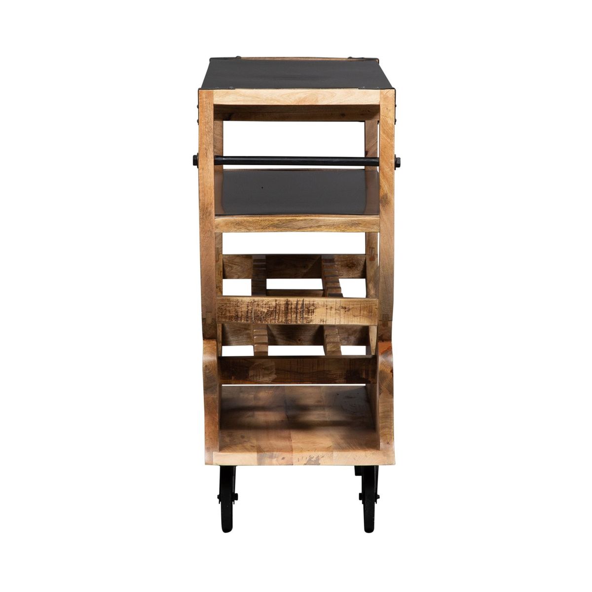 Liberty Furniture Danley Accent Bar Trolley in Weathered Brown - Luxury Home Furniture (MI)