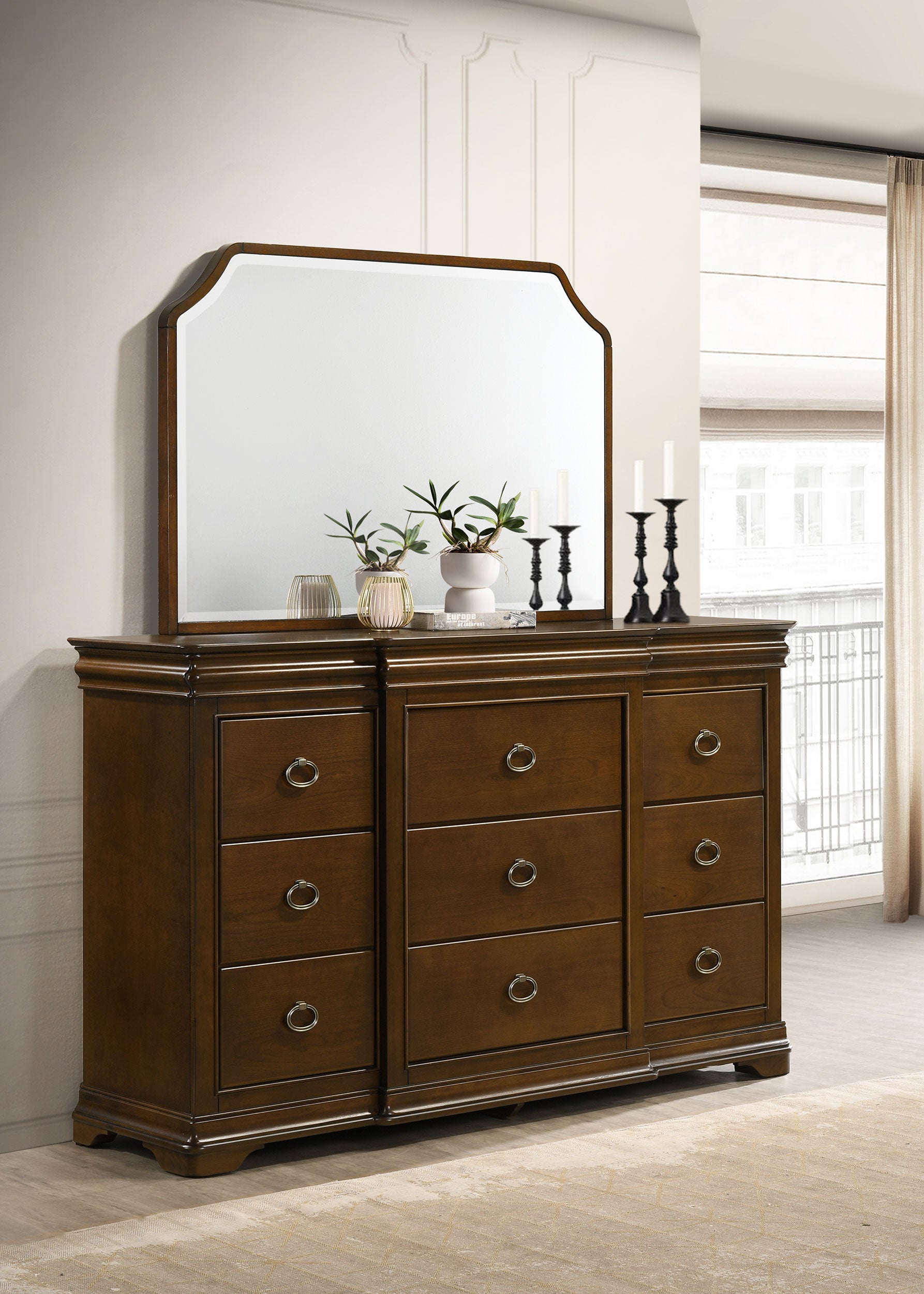 Garland Dresser with Mirror - Luxury Home Furniture (MI)
