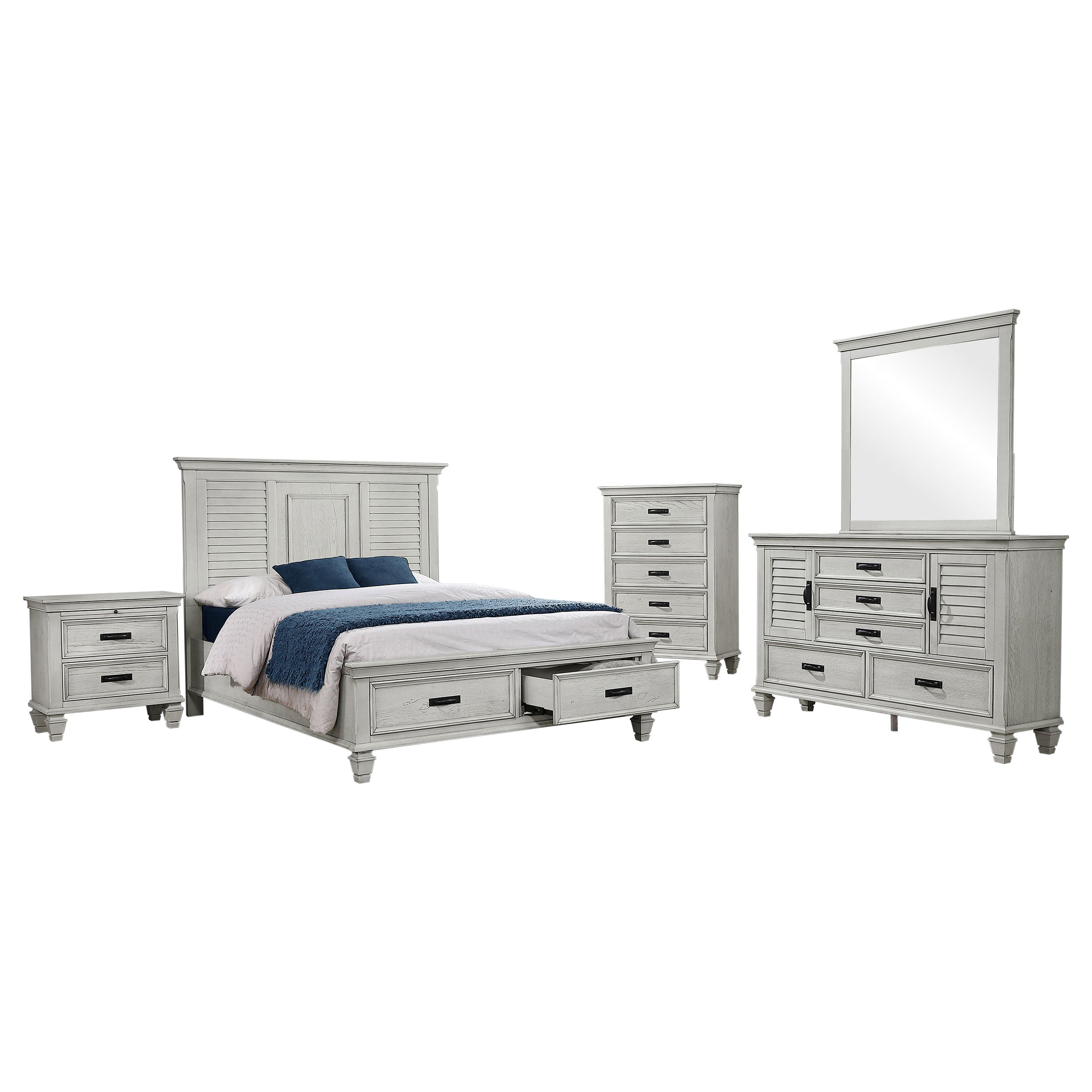 Franco 5 Pc Bedroom Sets - Luxury Home Furniture (MI)
