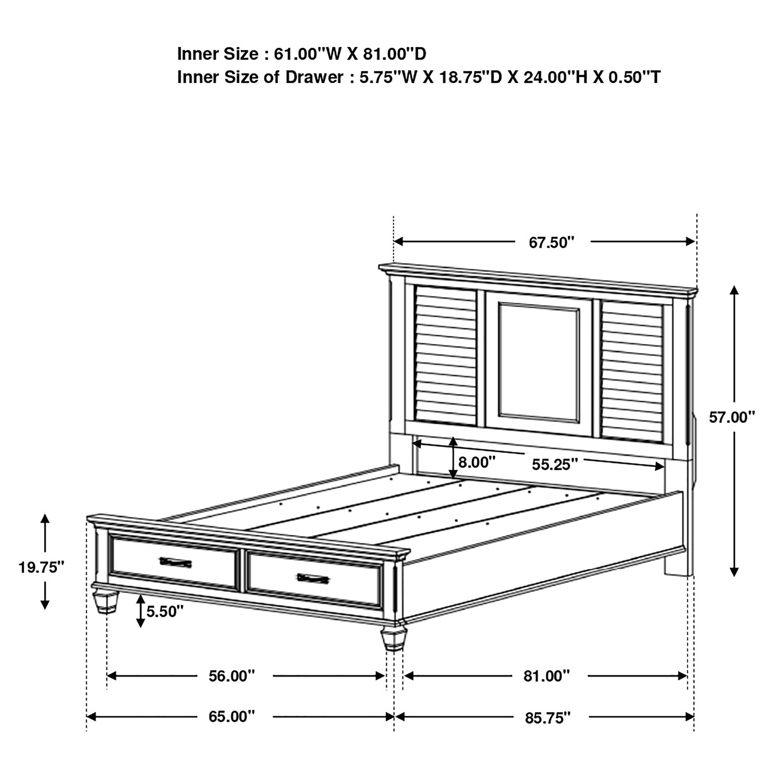 Franco Bedroom Set - Luxury Home Furniture (MI)