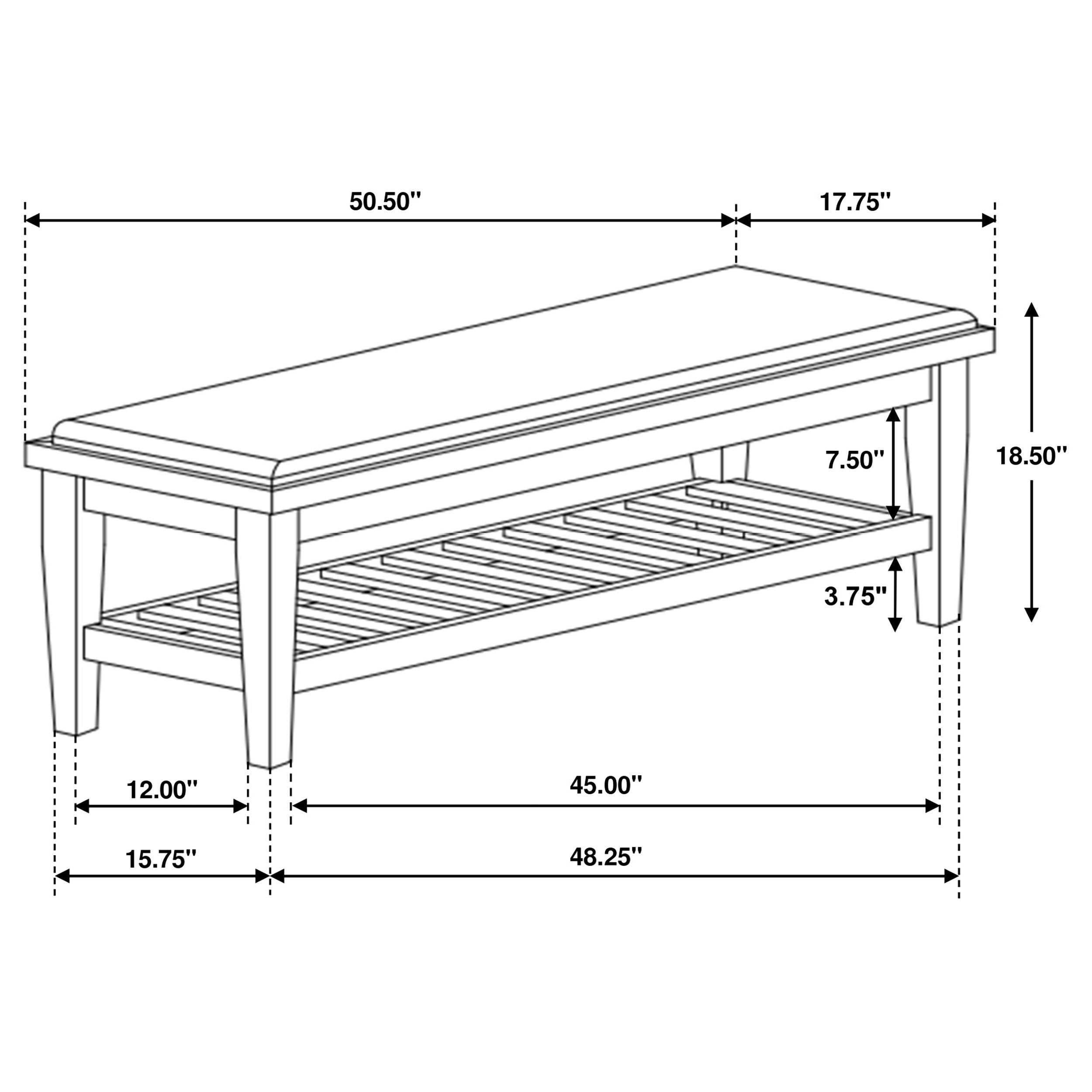 Franco Bedroom Bench - Luxury Home Furniture (MI)