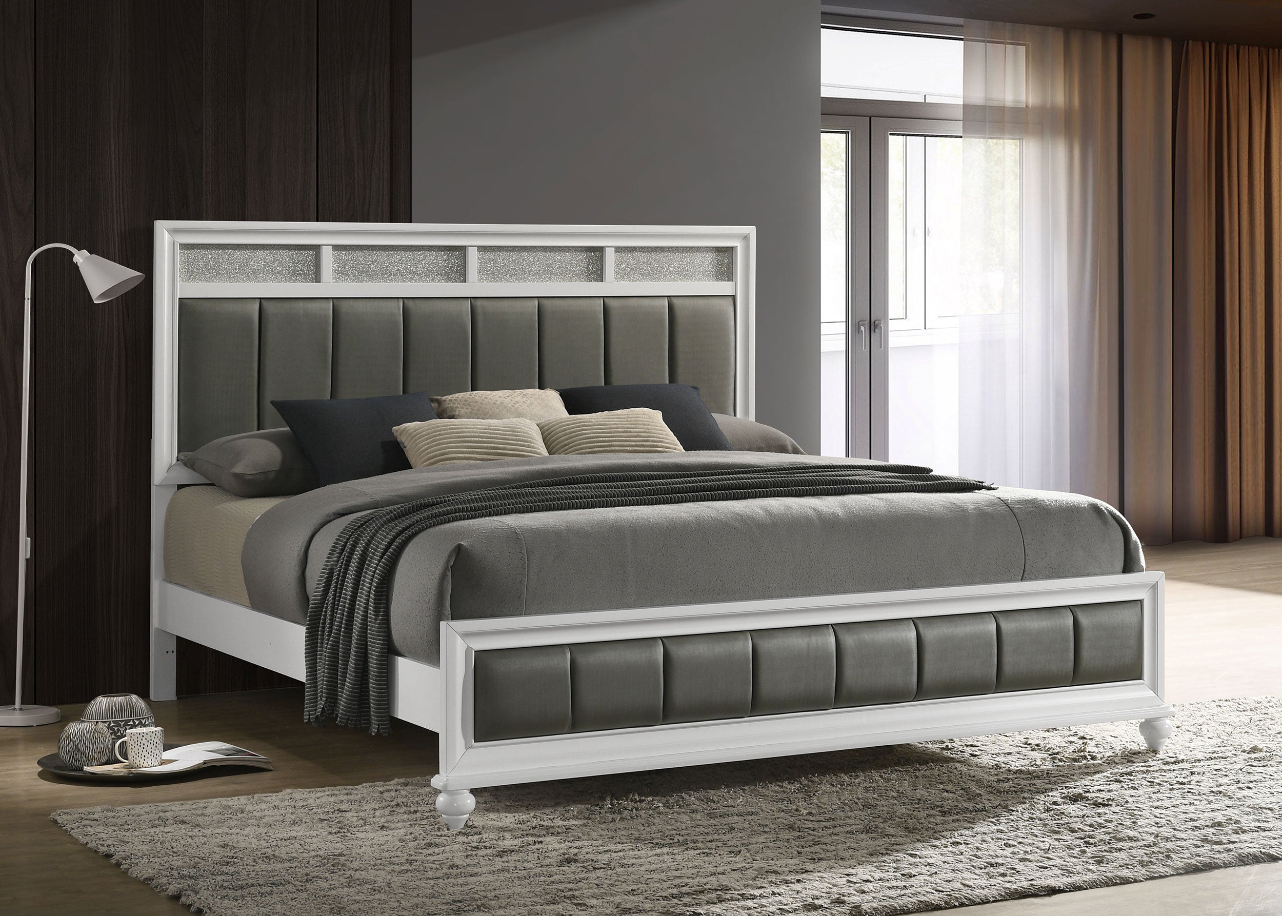 Barzini Panel Bed - Luxury Home Furniture (MI)