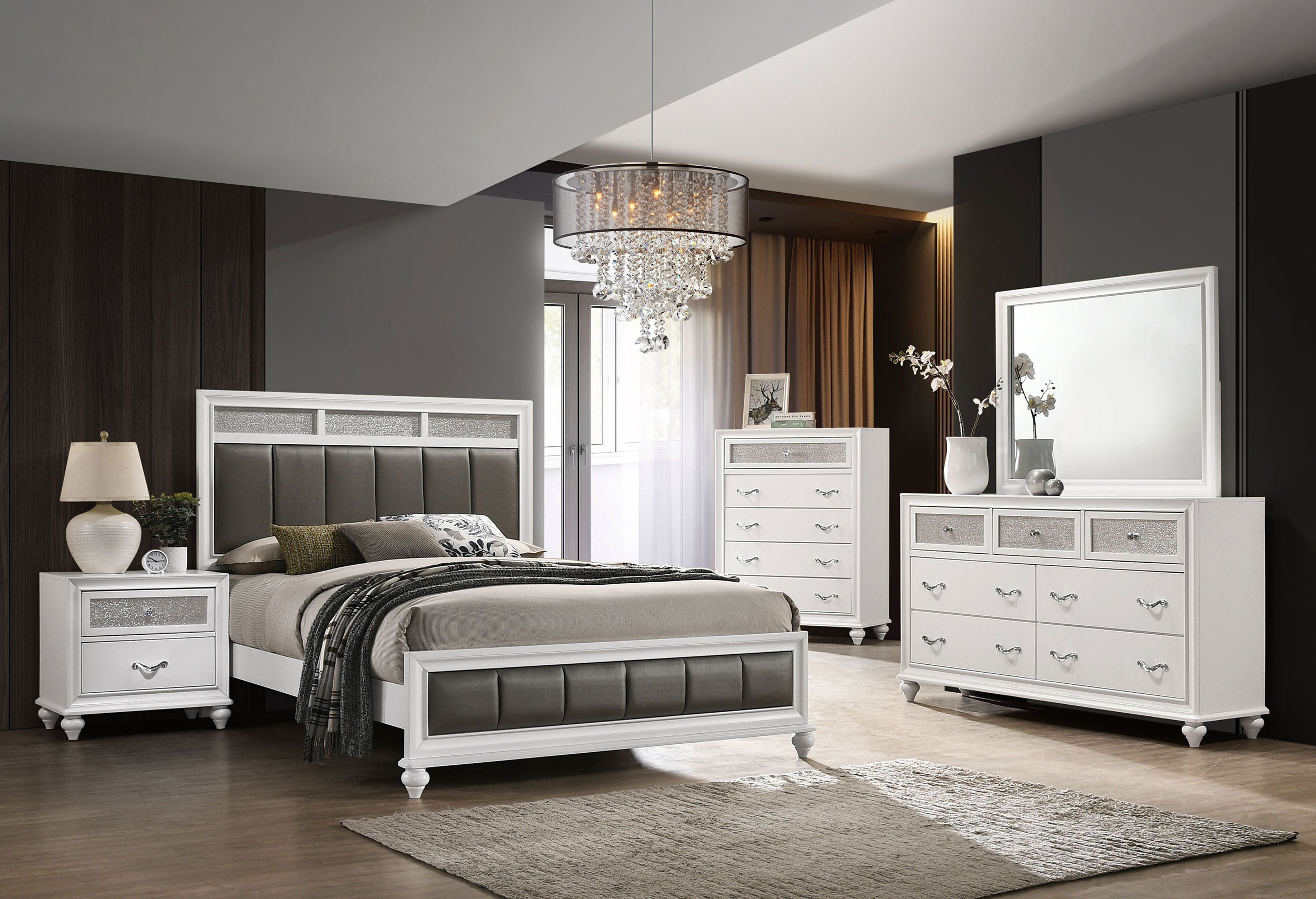 Barzini Panel Bed - Luxury Home Furniture (MI)