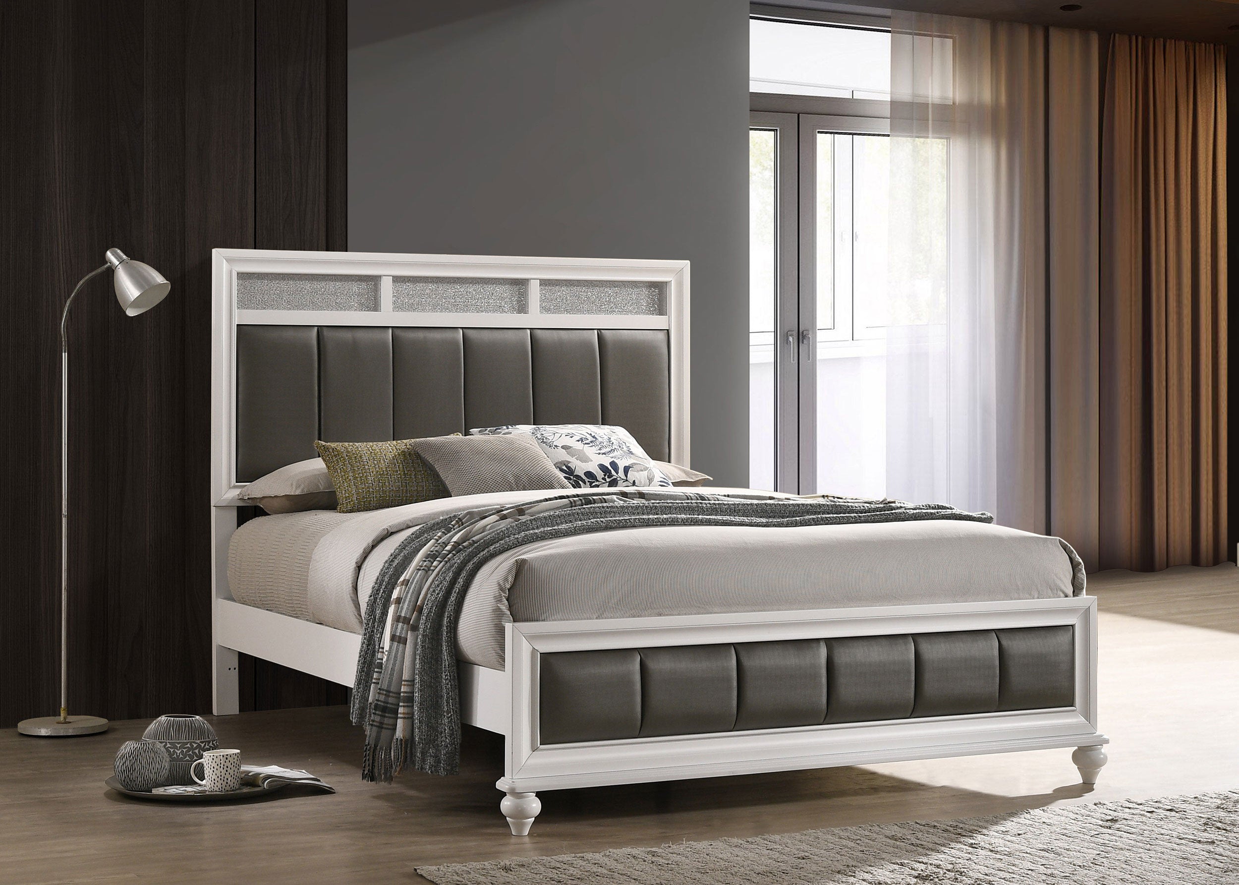 Barzini Panel Bed - Luxury Home Furniture (MI)