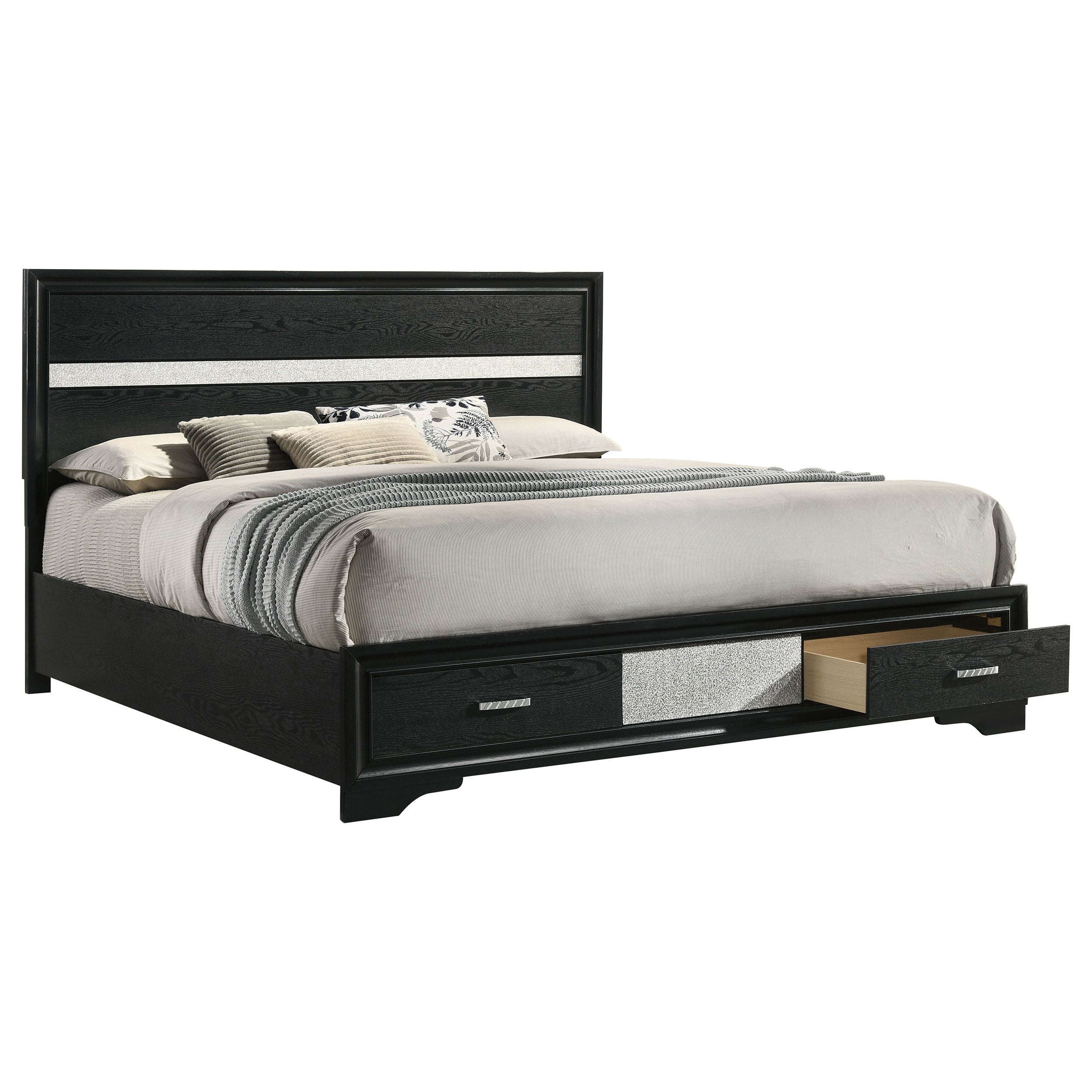 Miranda Panel Platform Storage Bed - Luxury Home Furniture (MI)