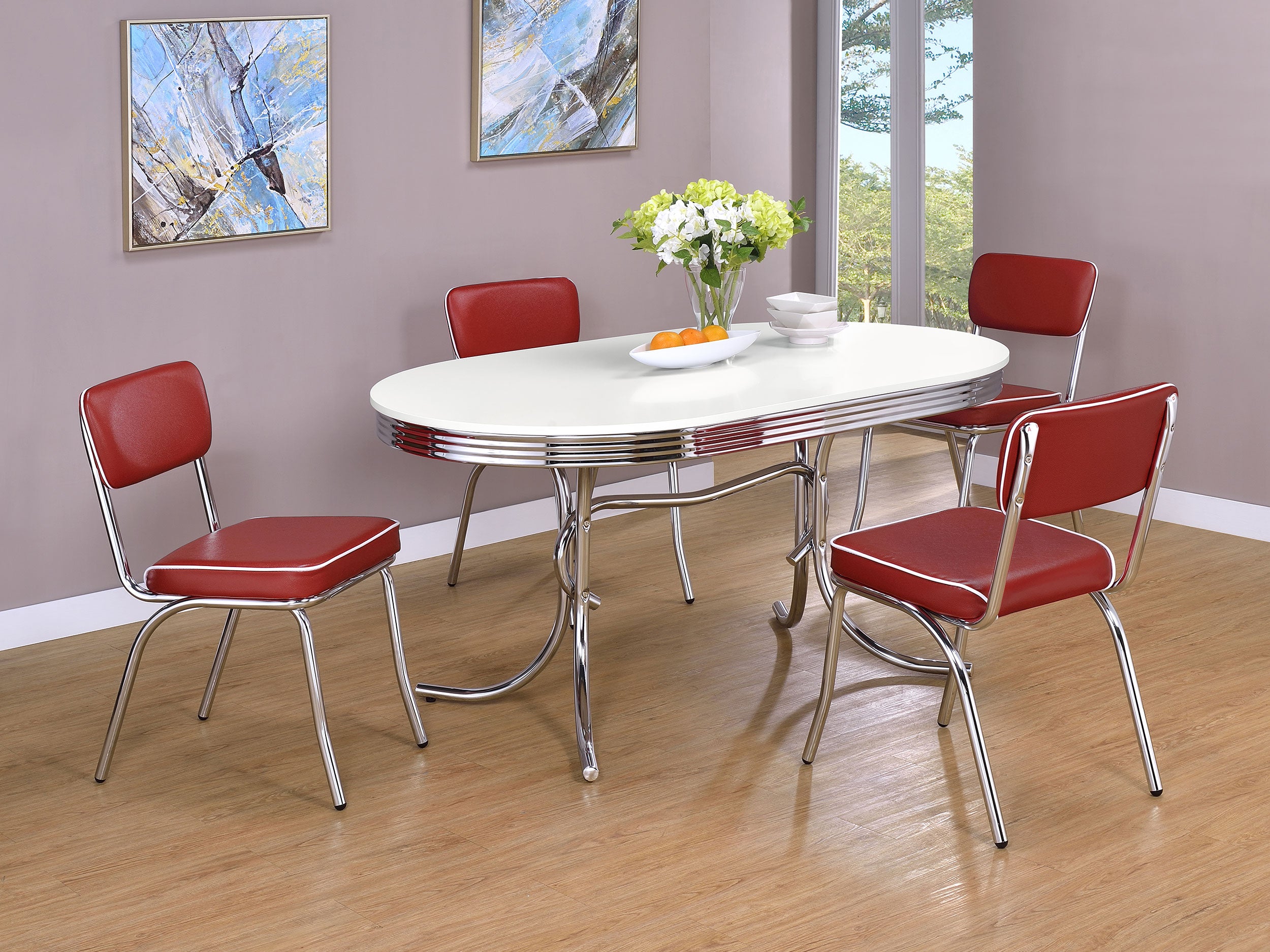 Retro Dining Set - Luxury Home Furniture (MI)