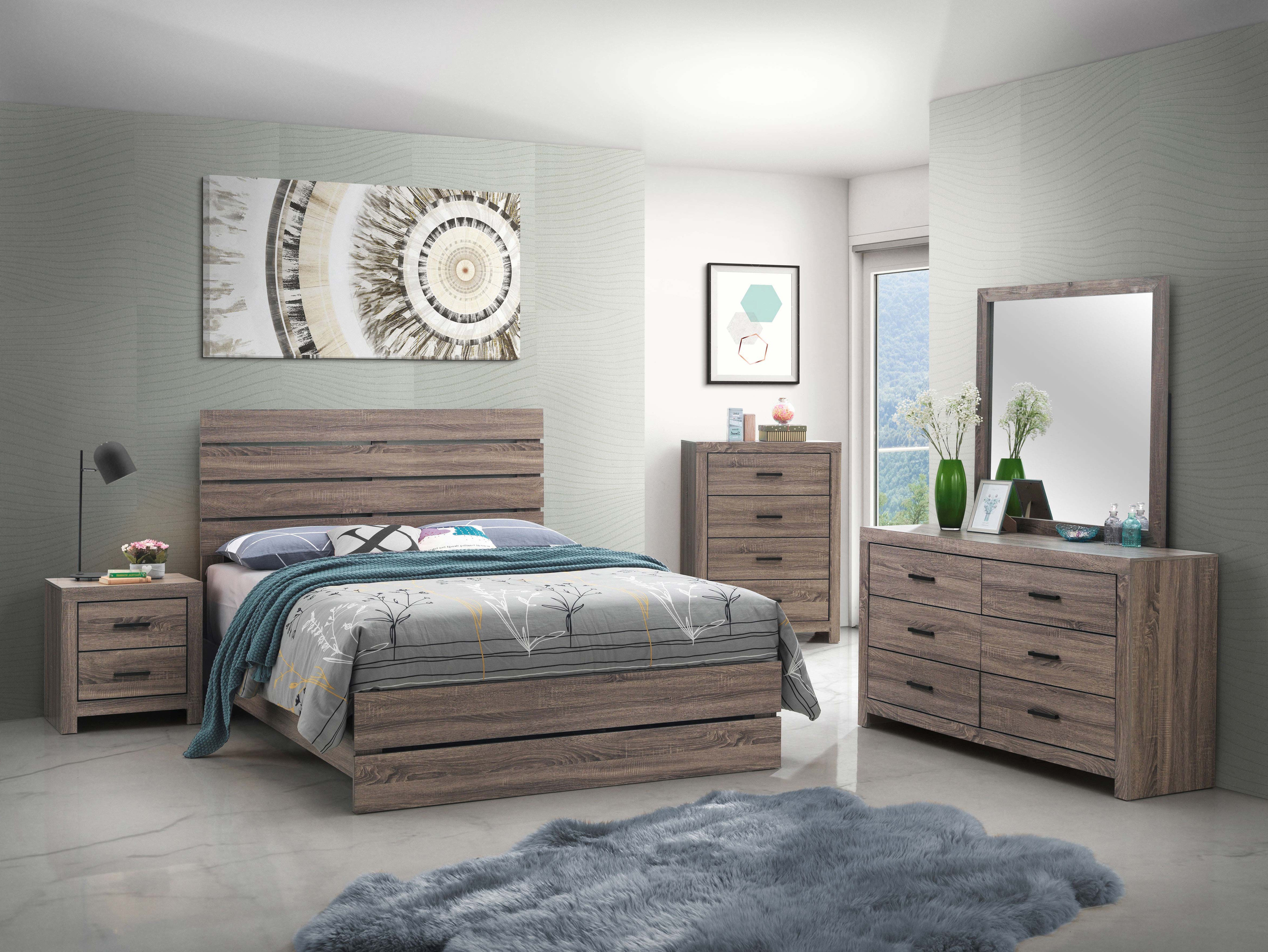 Brantford Wood Storage Panel Bed - Luxury Home Furniture (MI)