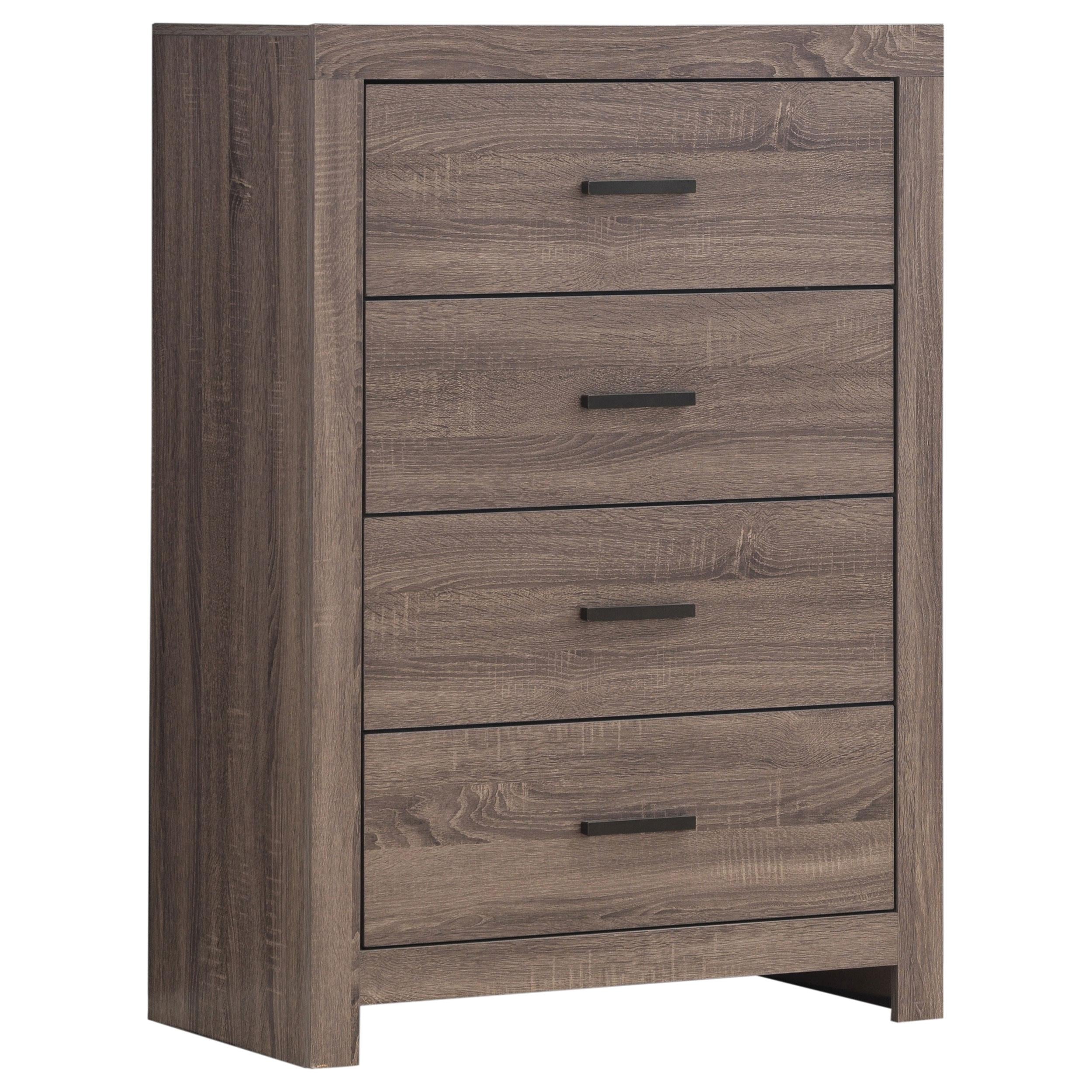 Brantford 4-drawer Chest Barrel Oak - Luxury Home Furniture (MI)