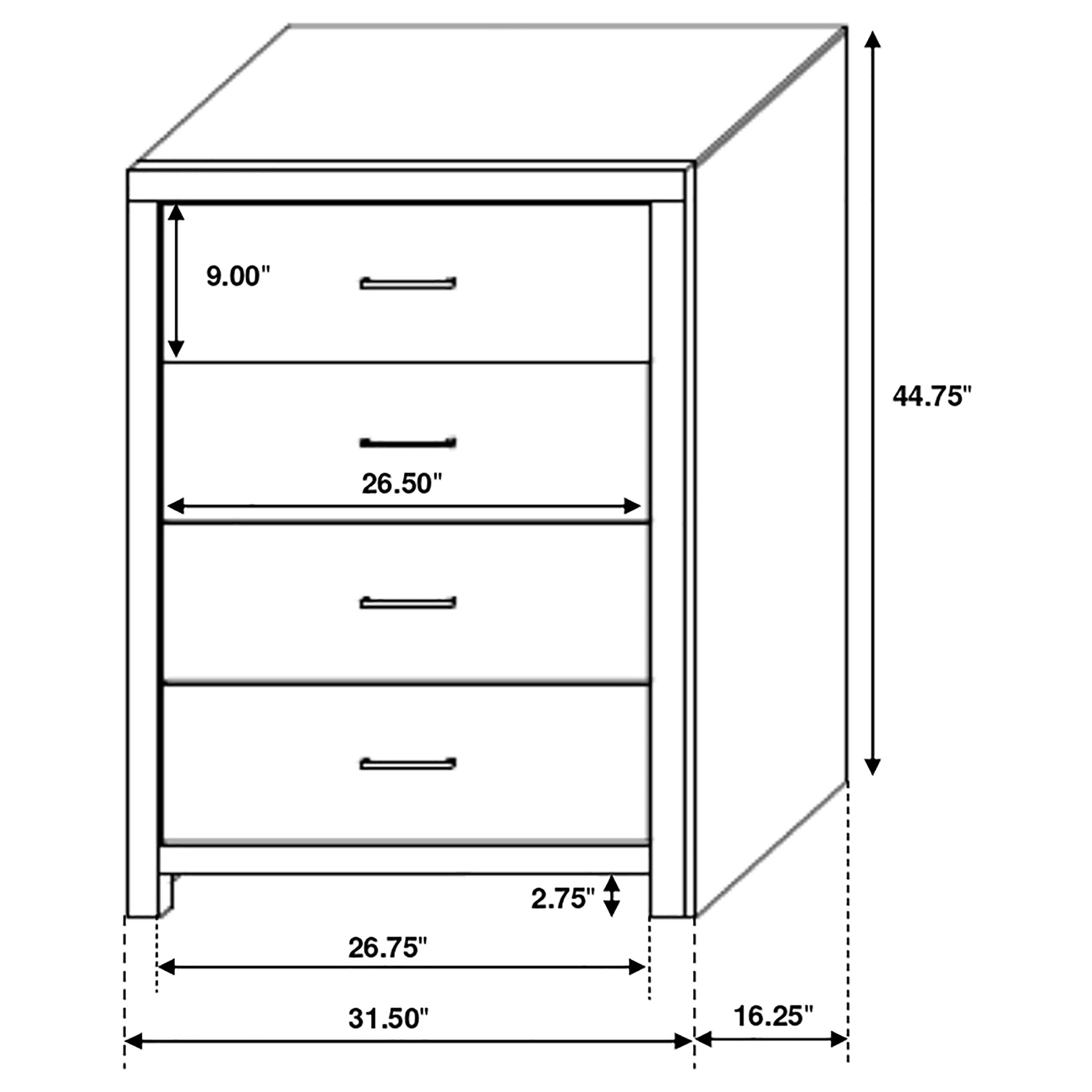 Brantford Chest of Drawers - Luxury Home Furniture (MI)