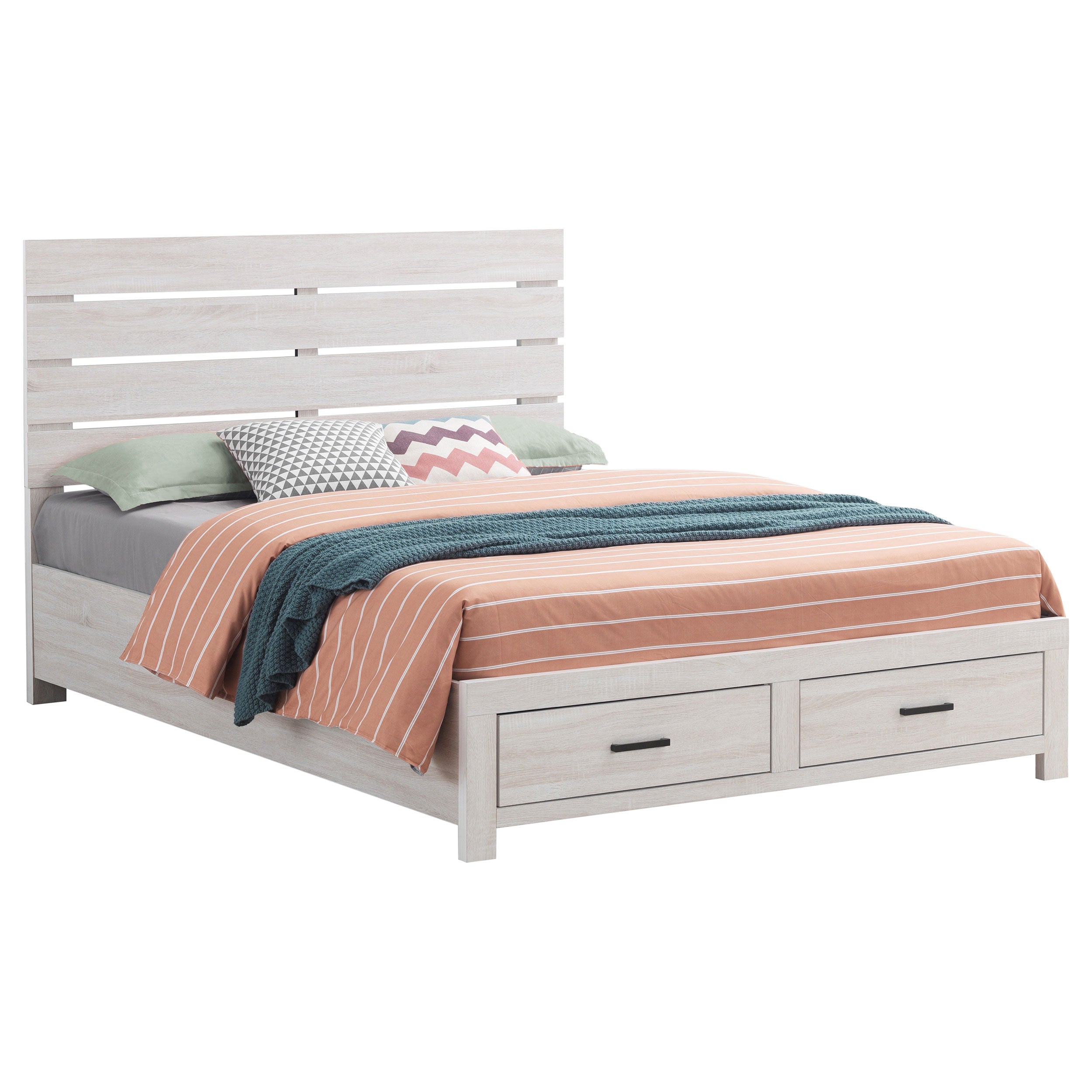 Brantford Wood Storage Panel Bed - Luxury Home Furniture (MI)