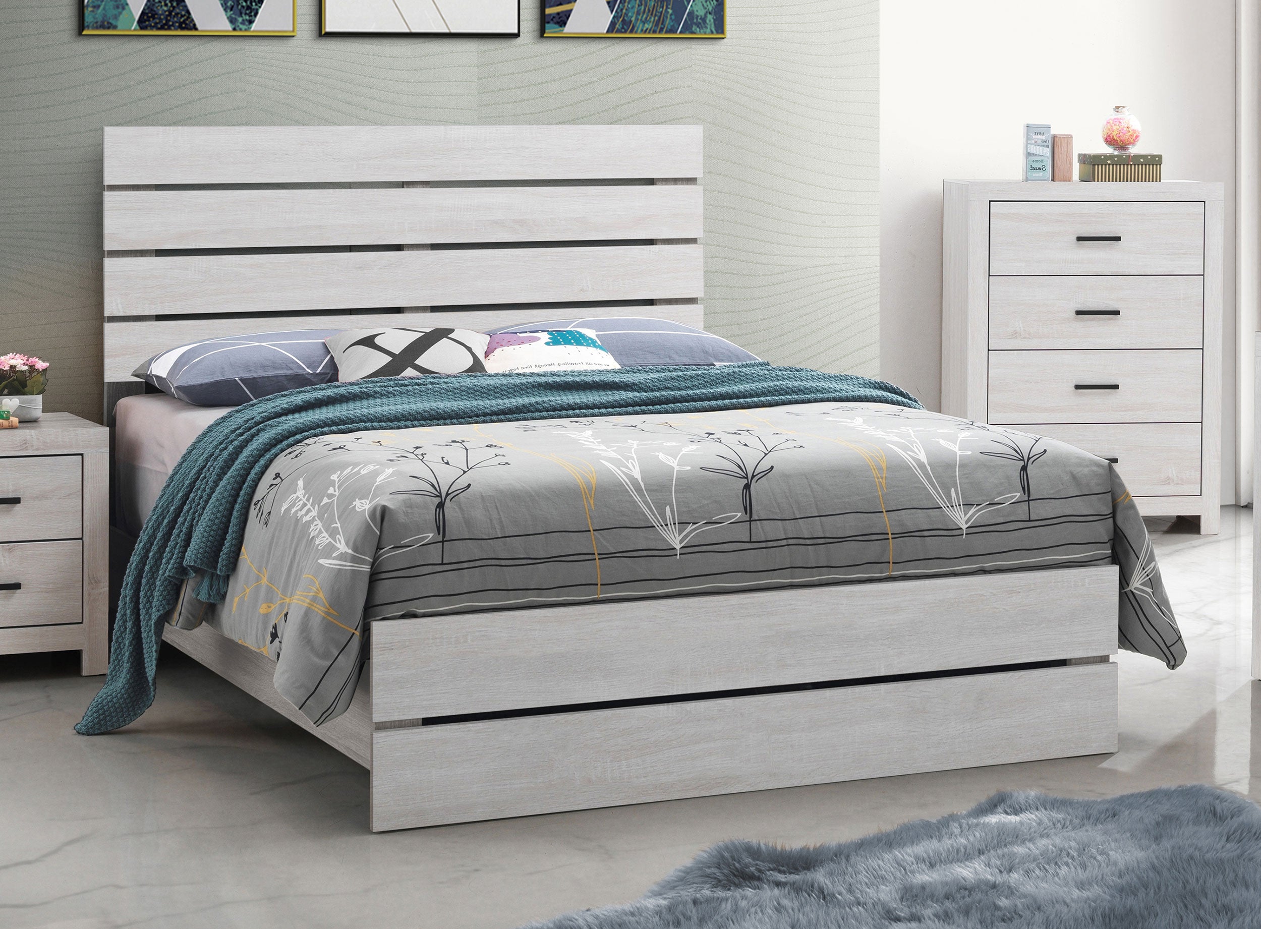 Brantford Wood Storage Panel Bed - Luxury Home Furniture (MI)