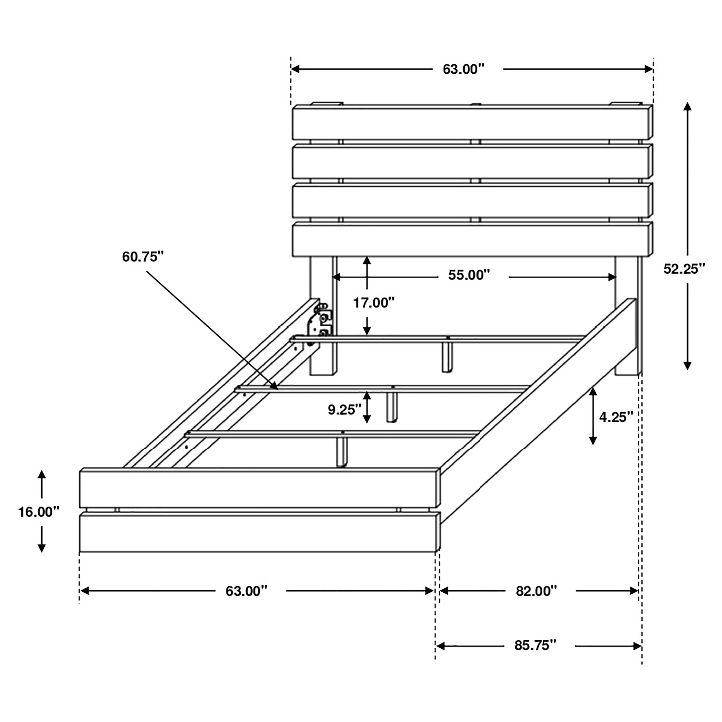 Brantford Wood Storage Panel Bed - Luxury Home Furniture (MI)