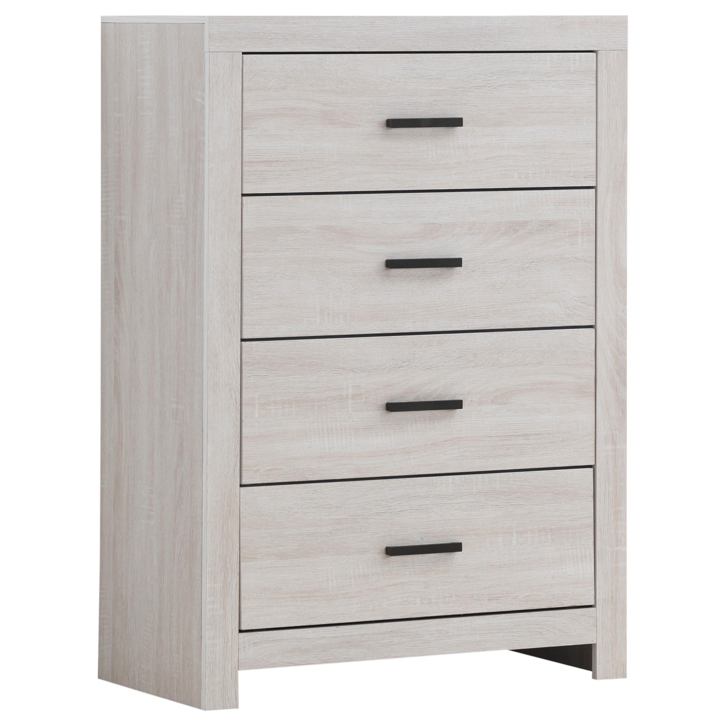 Brantford 4-drawer Chest Coastal White - Luxury Home Furniture (MI)