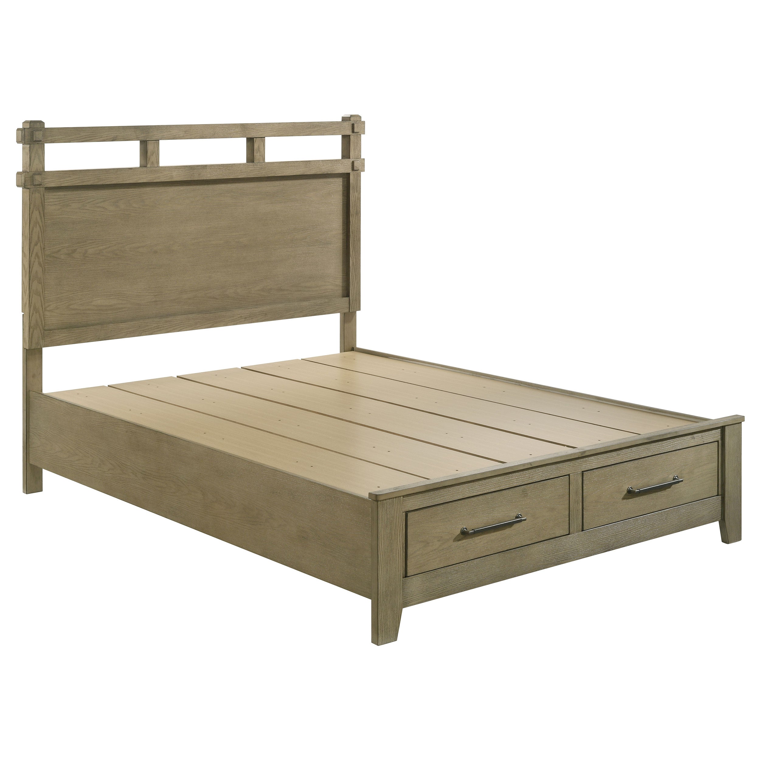 Hazlewood Panel Platform Storage Bed - Luxury Home Furniture (MI)