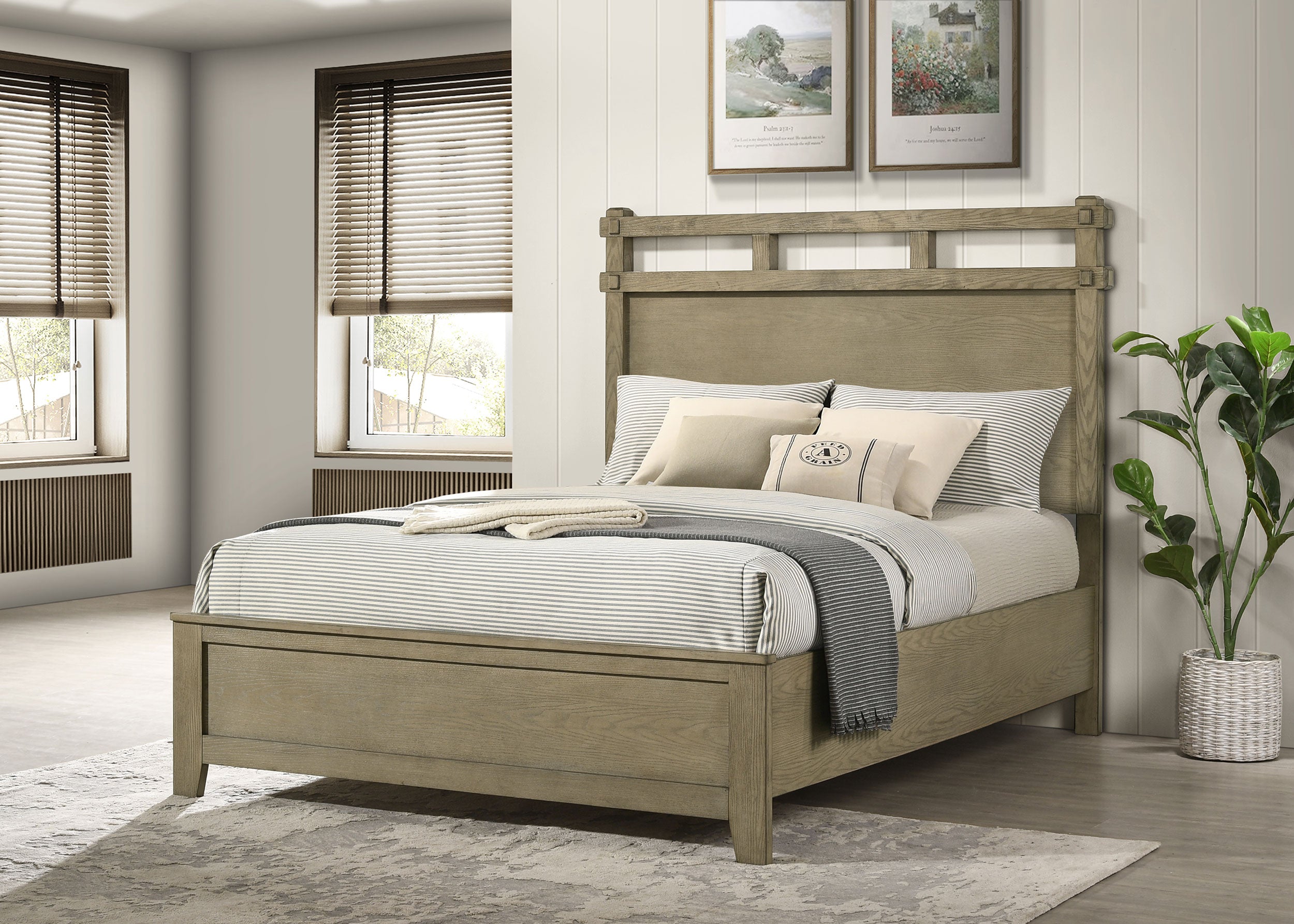 Hazlewood Panel Bed - Luxury Home Furniture (MI)
