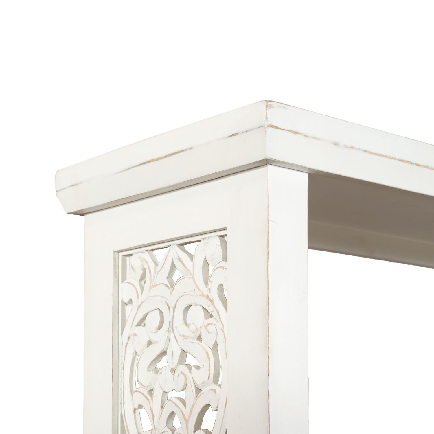 Trellis Lane Accent Bookcase in Weathered White - Luxury Home Furniture (MI)