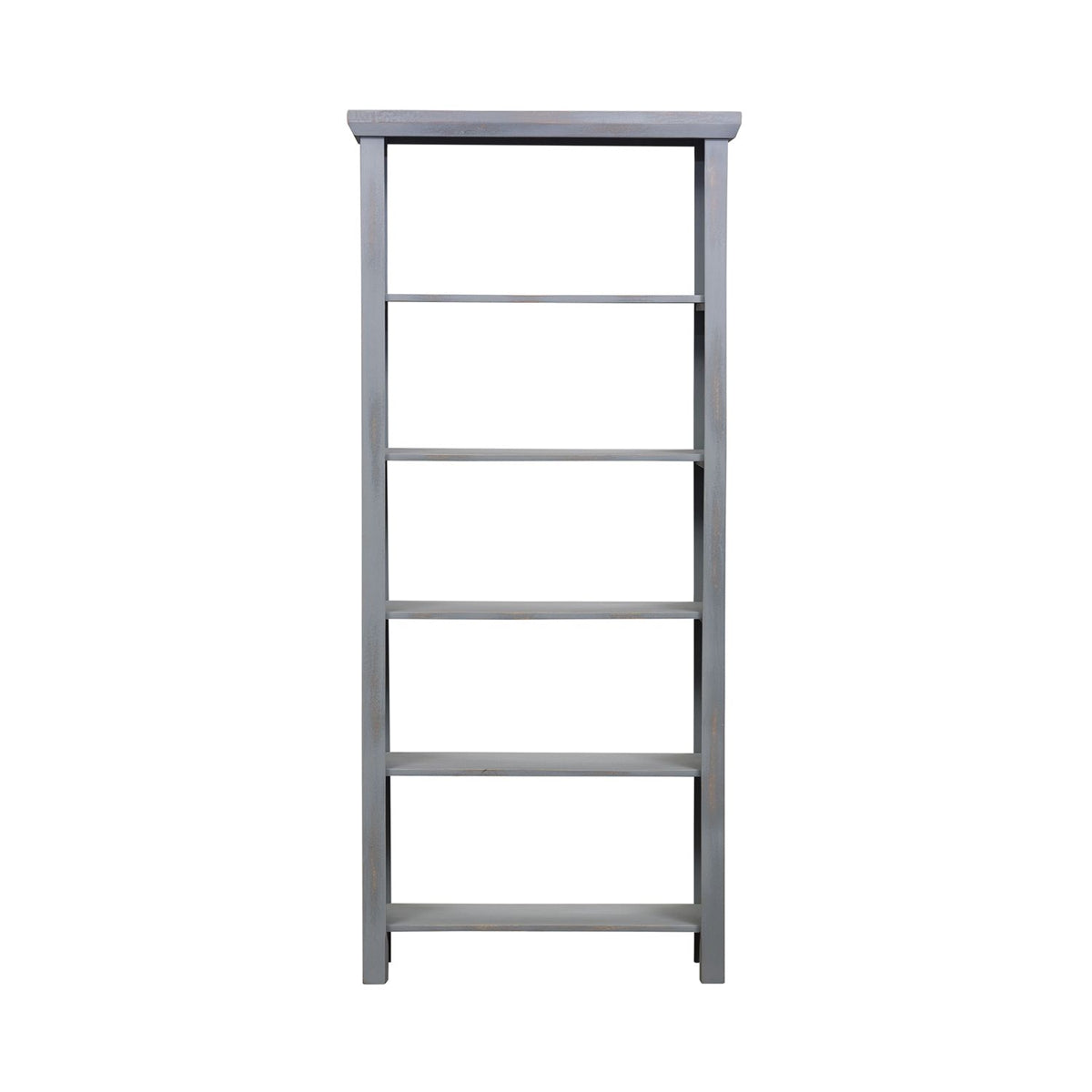 Liberty Furniture Trellis Lane Accent Bookcase in Grey EST SHIP TIME APPX 4 WEEKS - Luxury Home Furniture (MI)