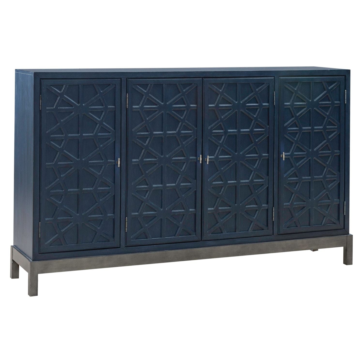 Braxton Accent Cabinet in Azure Blue EST SHIP TIME APPX 4 WEEKS - Luxury Home Furniture (MI)