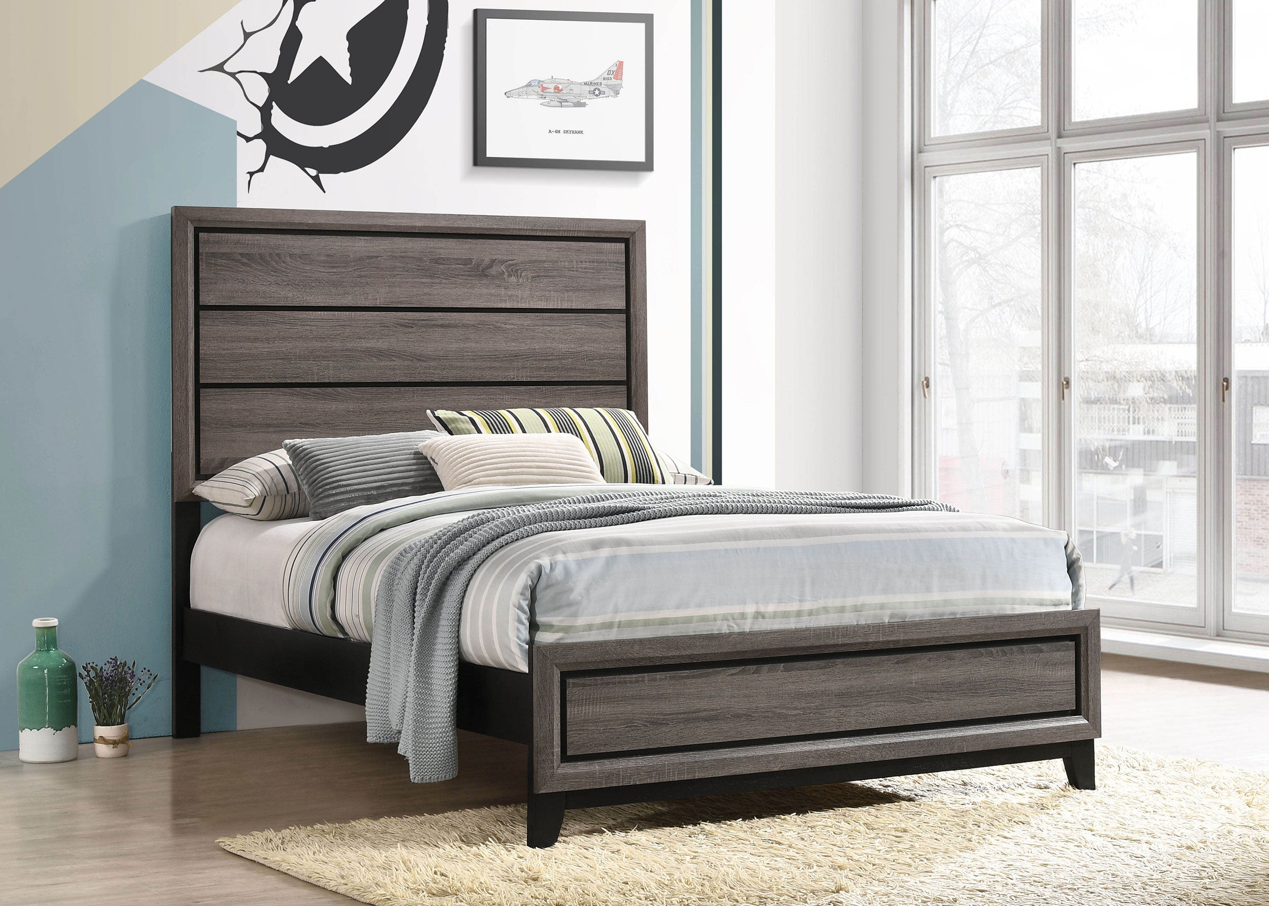 Watson Panel Bed - Luxury Home Furniture (MI)