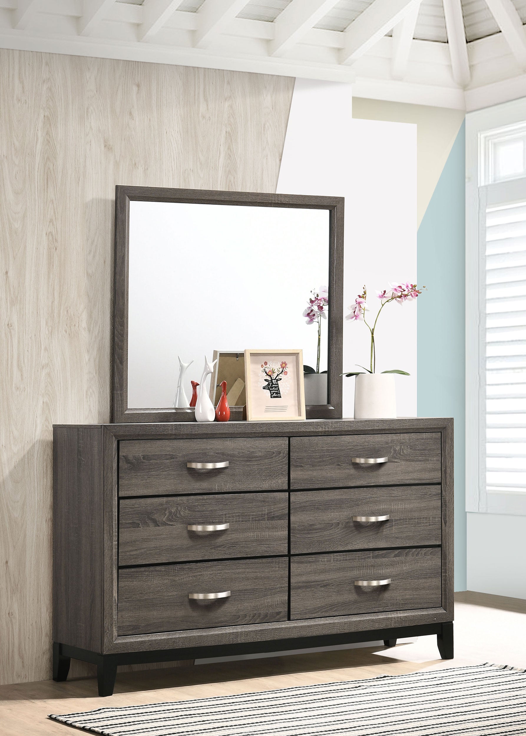 Watson Dresser with Mirror - Luxury Home Furniture (MI)