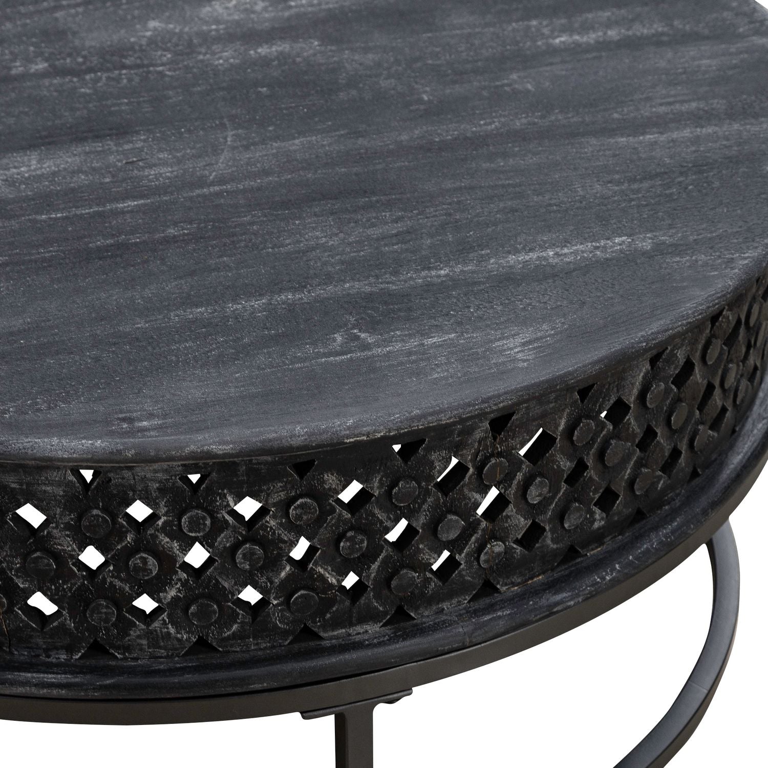 Stella Accent Cocktail Table in Chalkboard Black EST SHIP TIME APPX 4 WEEKS - Luxury Home Furniture (MI)