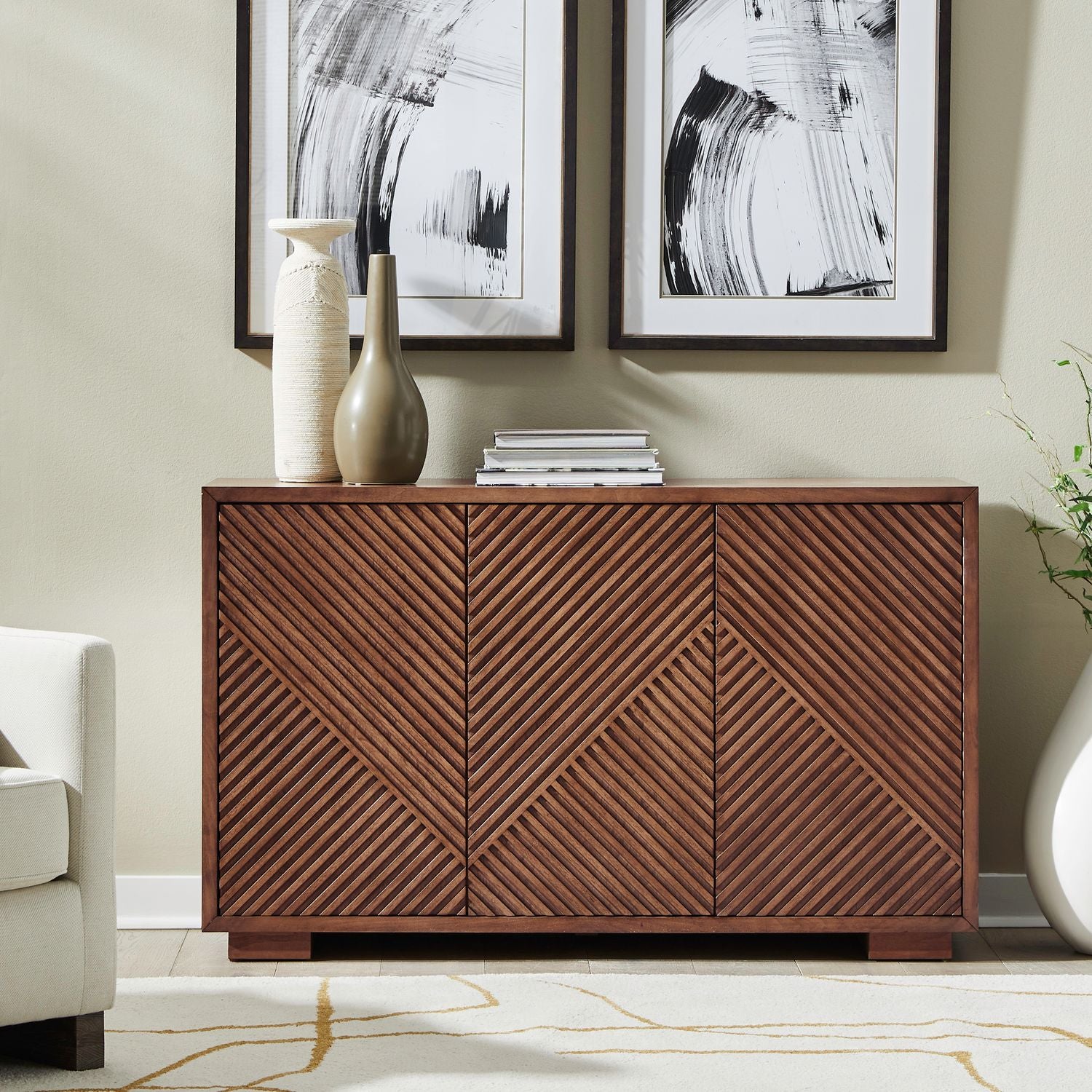Easton 3 Door Accent Cabinet image