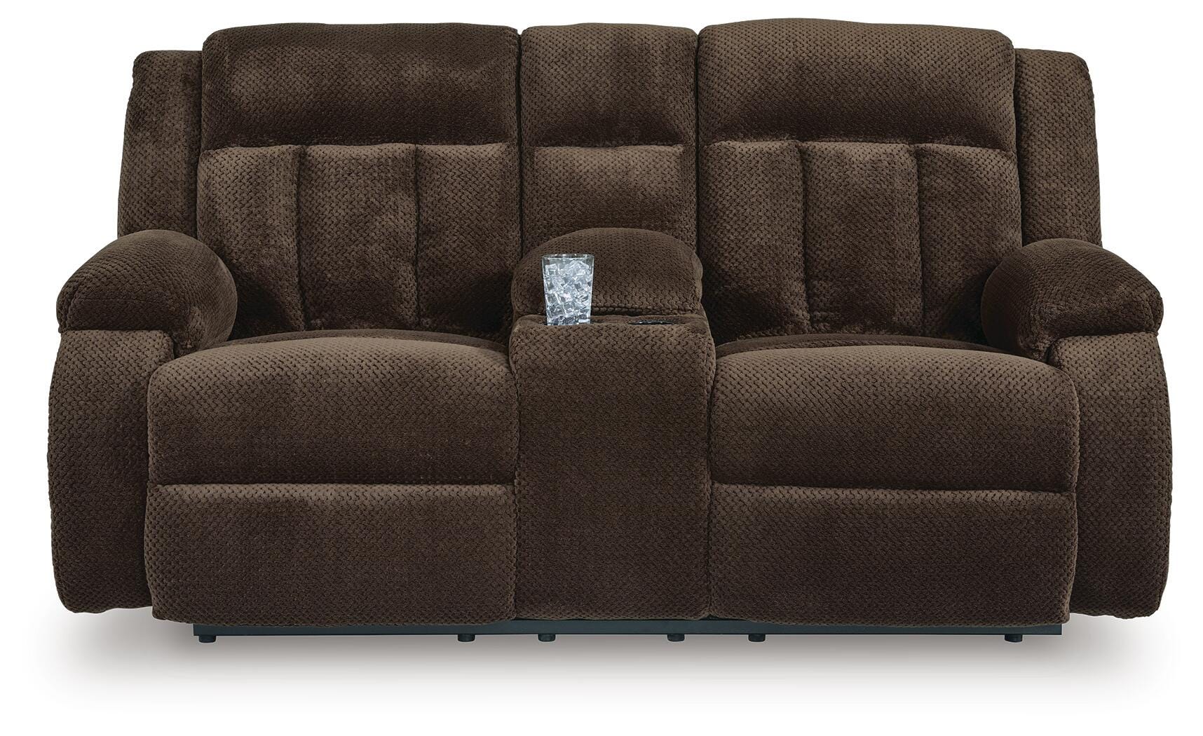 Observation Power Reclining Loveseat with Console - Luxury Home Furniture (MI)