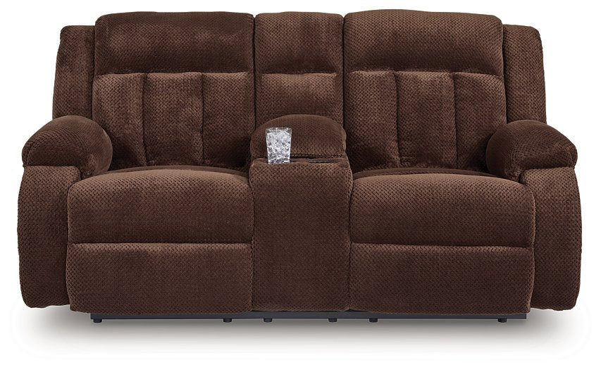 Observation Power Reclining Loveseat with Console - Luxury Home Furniture (MI)