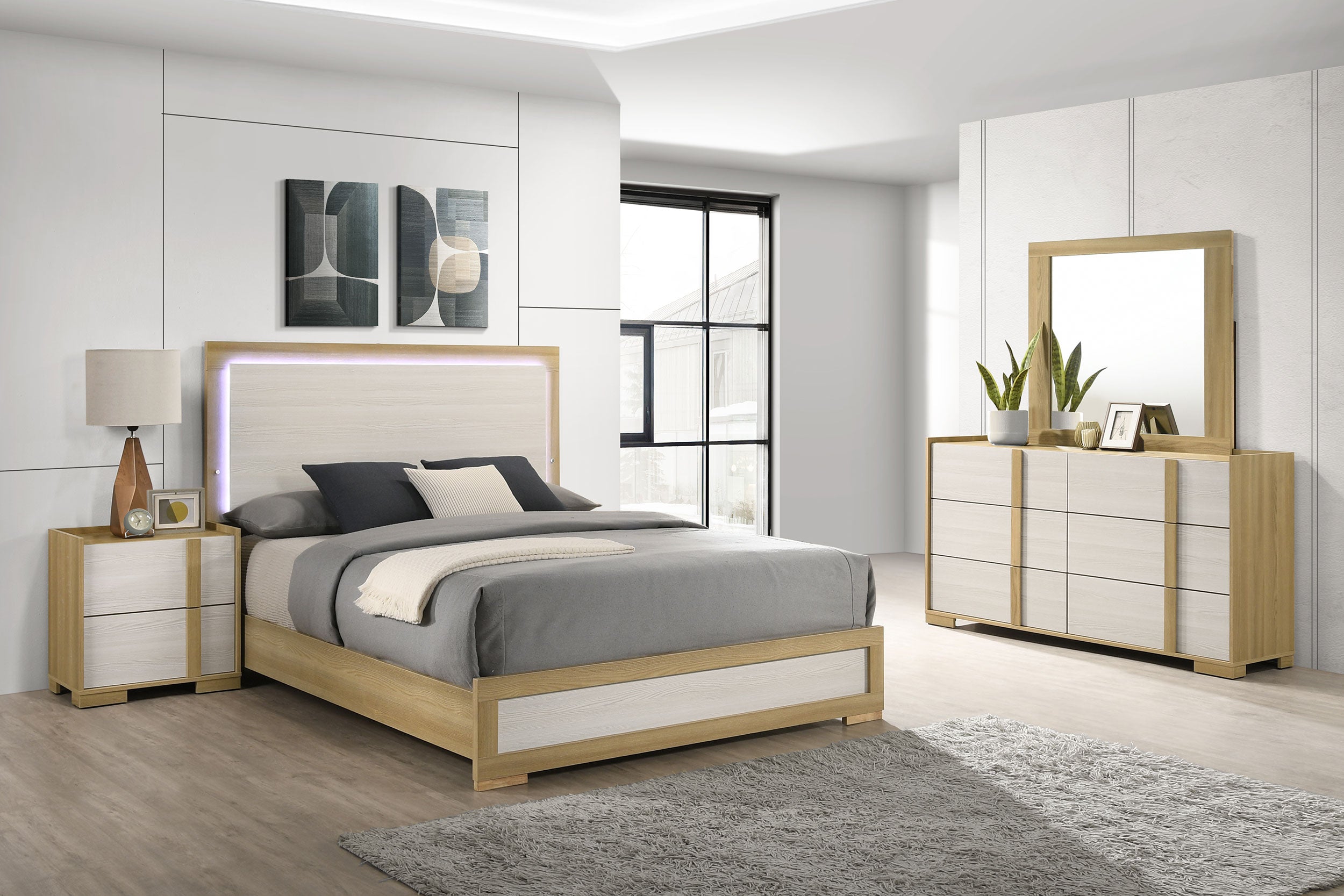 Hyland 4 Pc Bedroom Set - Luxury Home Furniture (MI)