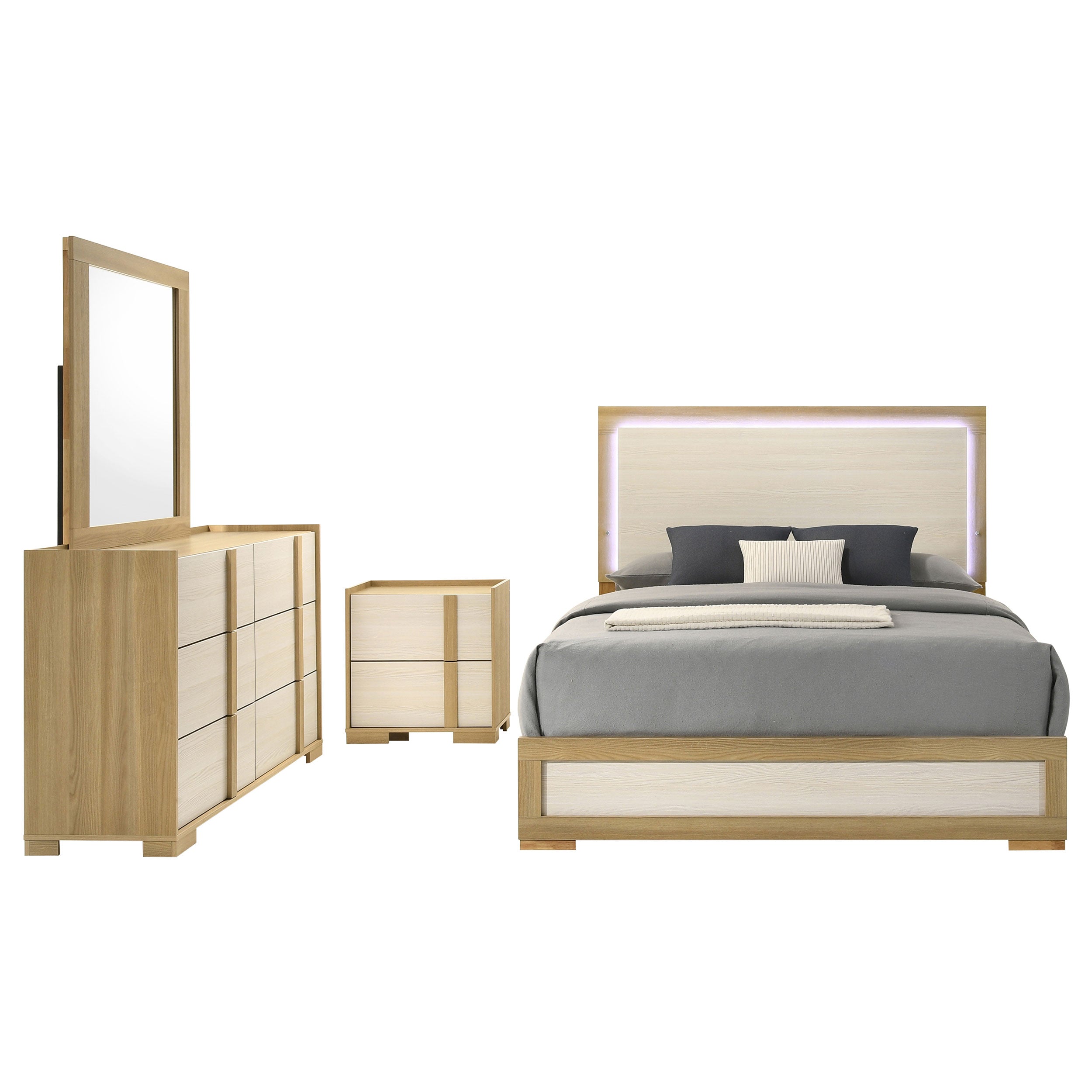 Hyland 4 Pc Bedroom Set - Luxury Home Furniture (MI)