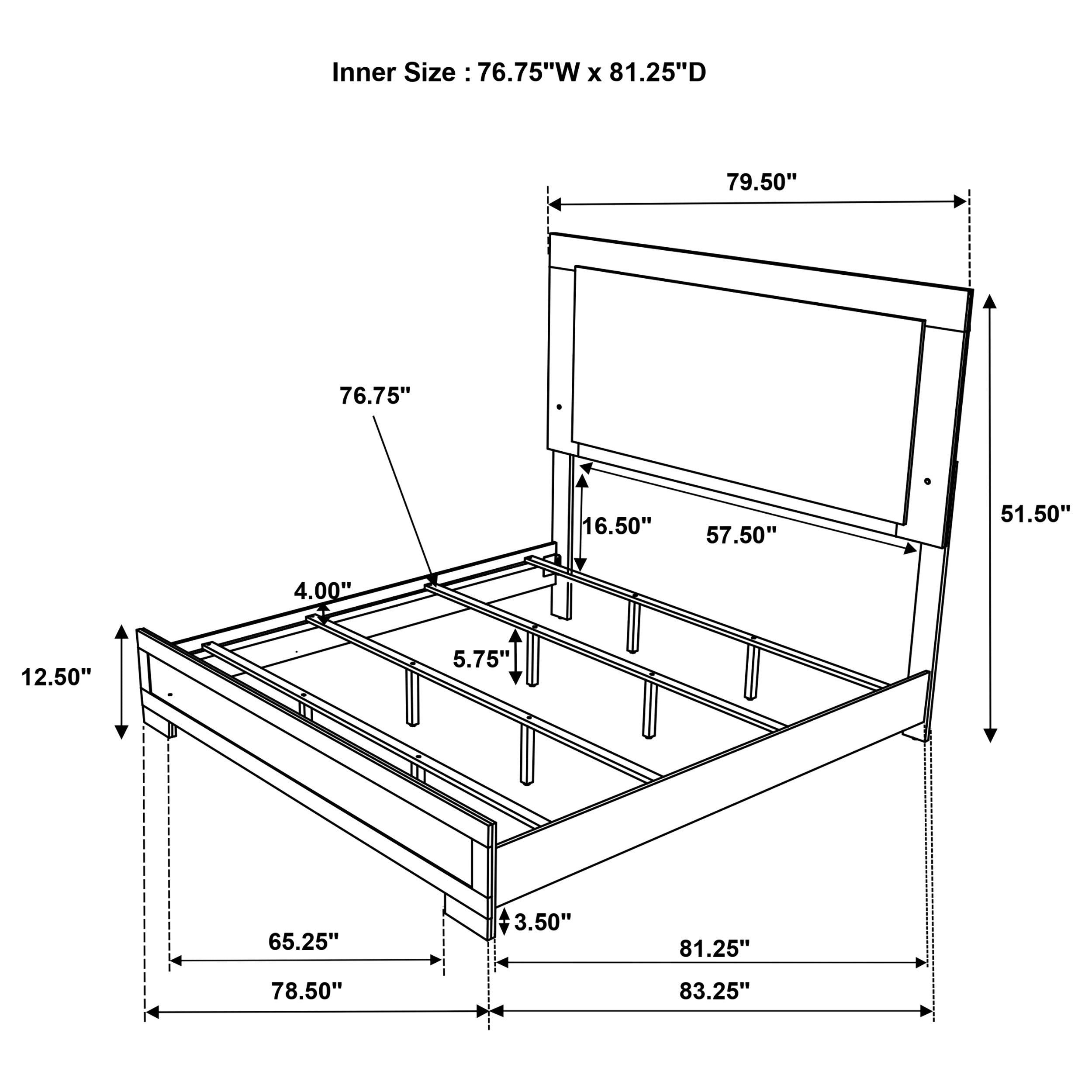 Hyland Eastern King & Queen Bed - Luxury Home Furniture (MI)