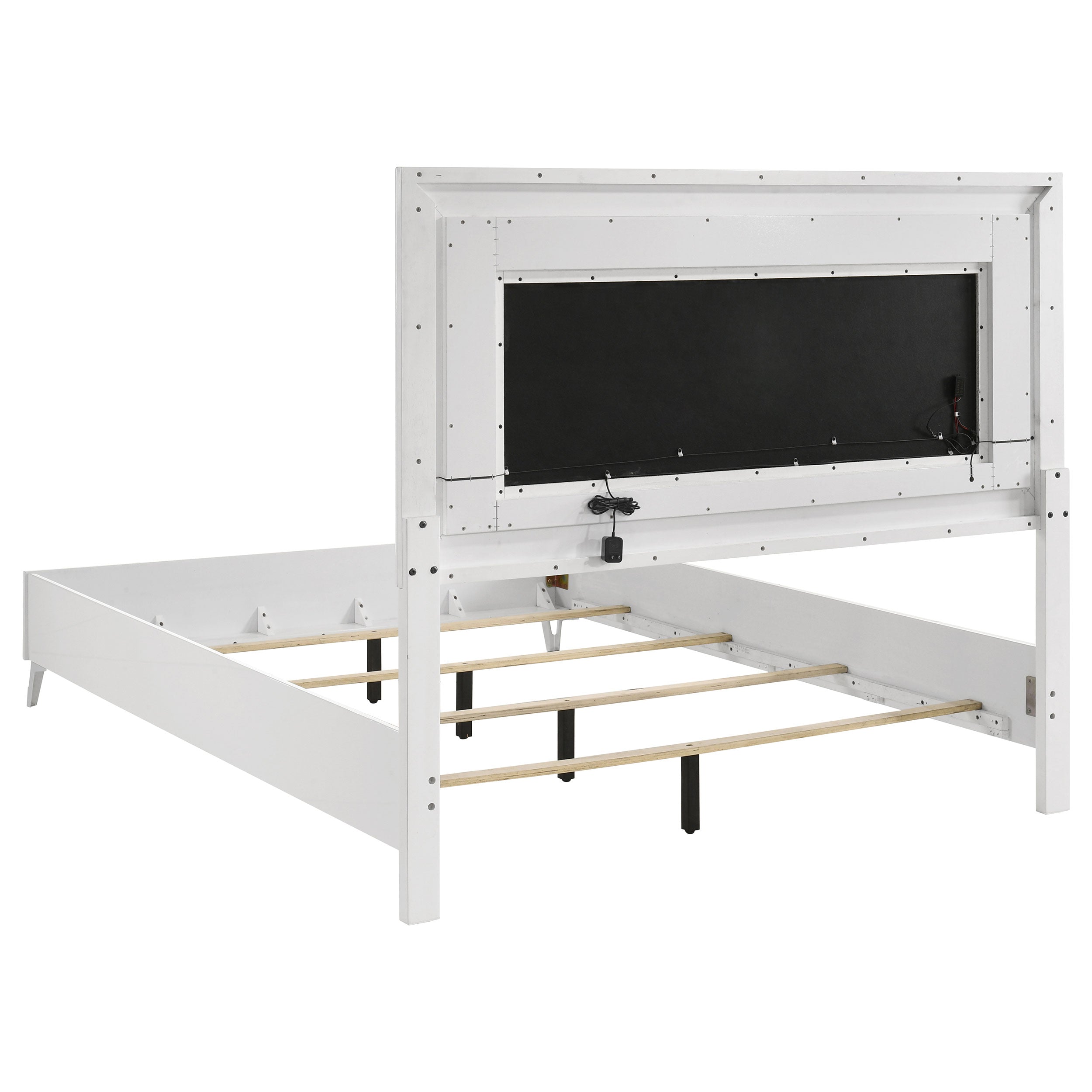 Cassia Panel Bed with LED Lighting - Luxury Home Furniture (MI)