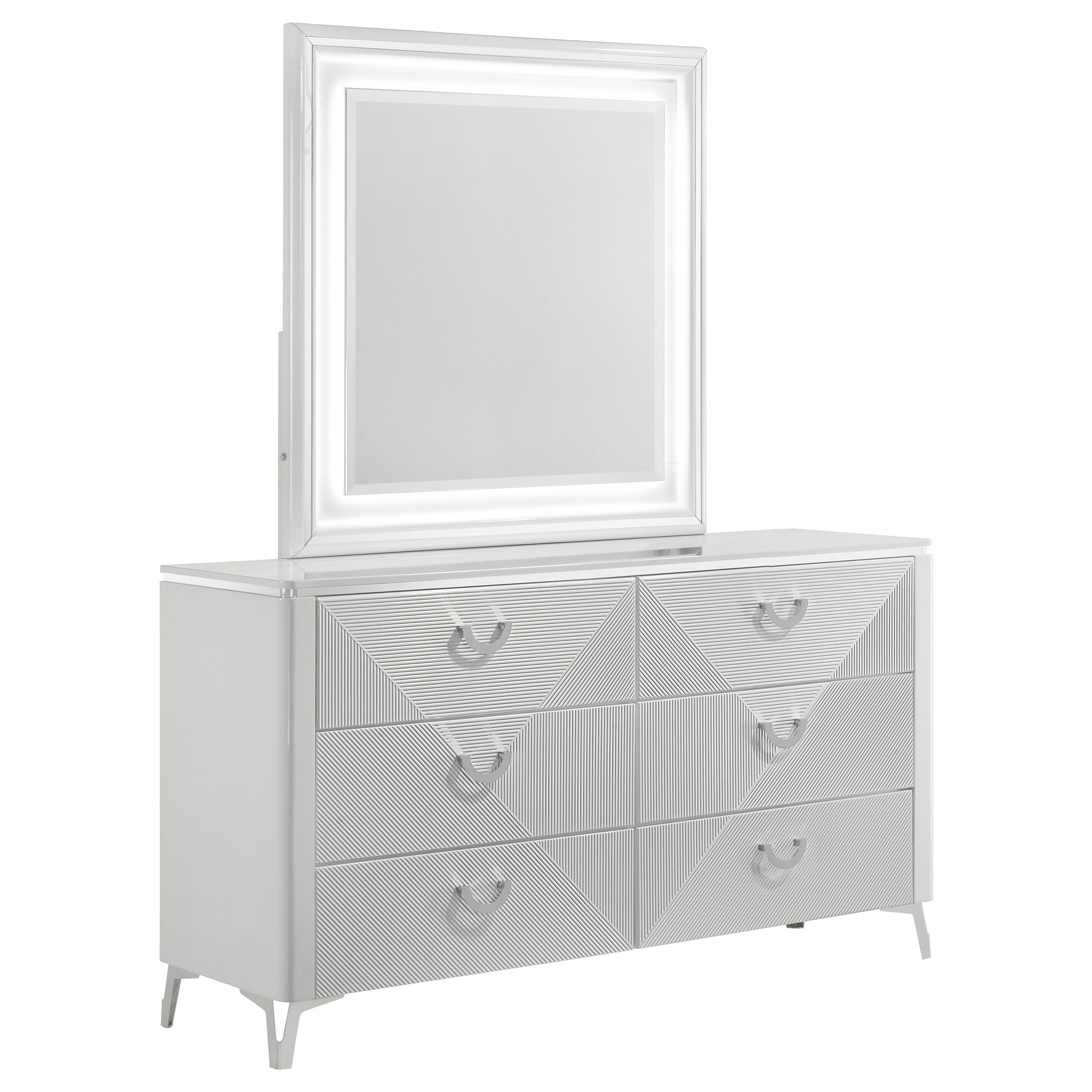 Cassia Dresser with Mirror - Luxury Home Furniture (MI)